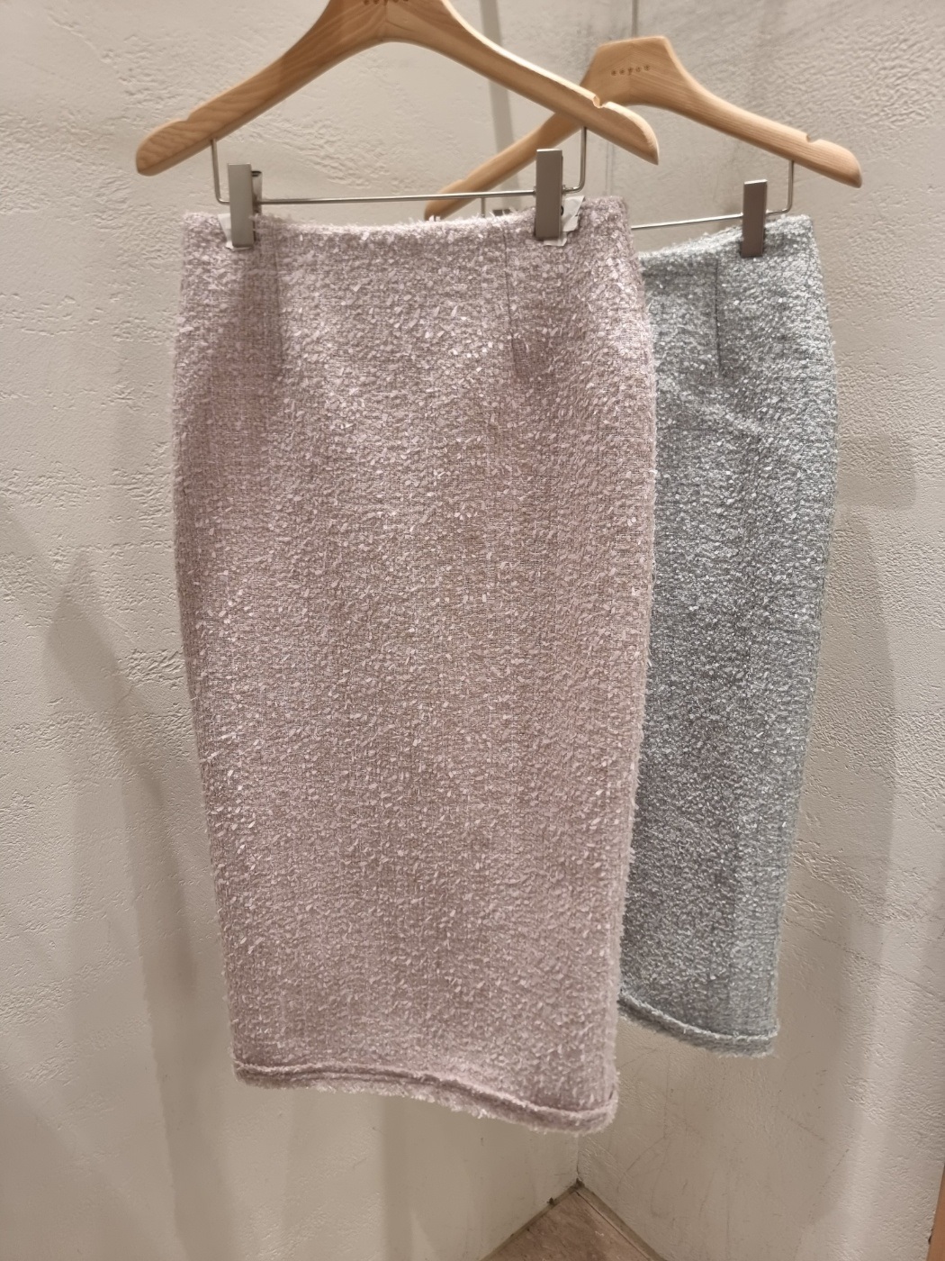 ツイードウール混スリットHライン(ロング丈)スカート | 詳細画像17