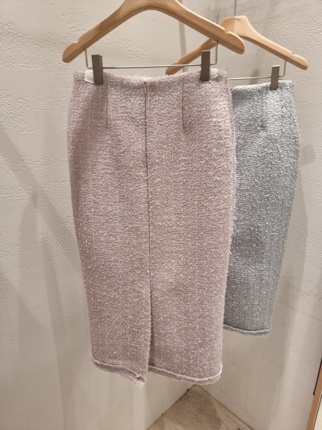 ツイードウール混スリットHライン(ロング丈)スカート | 詳細画像19