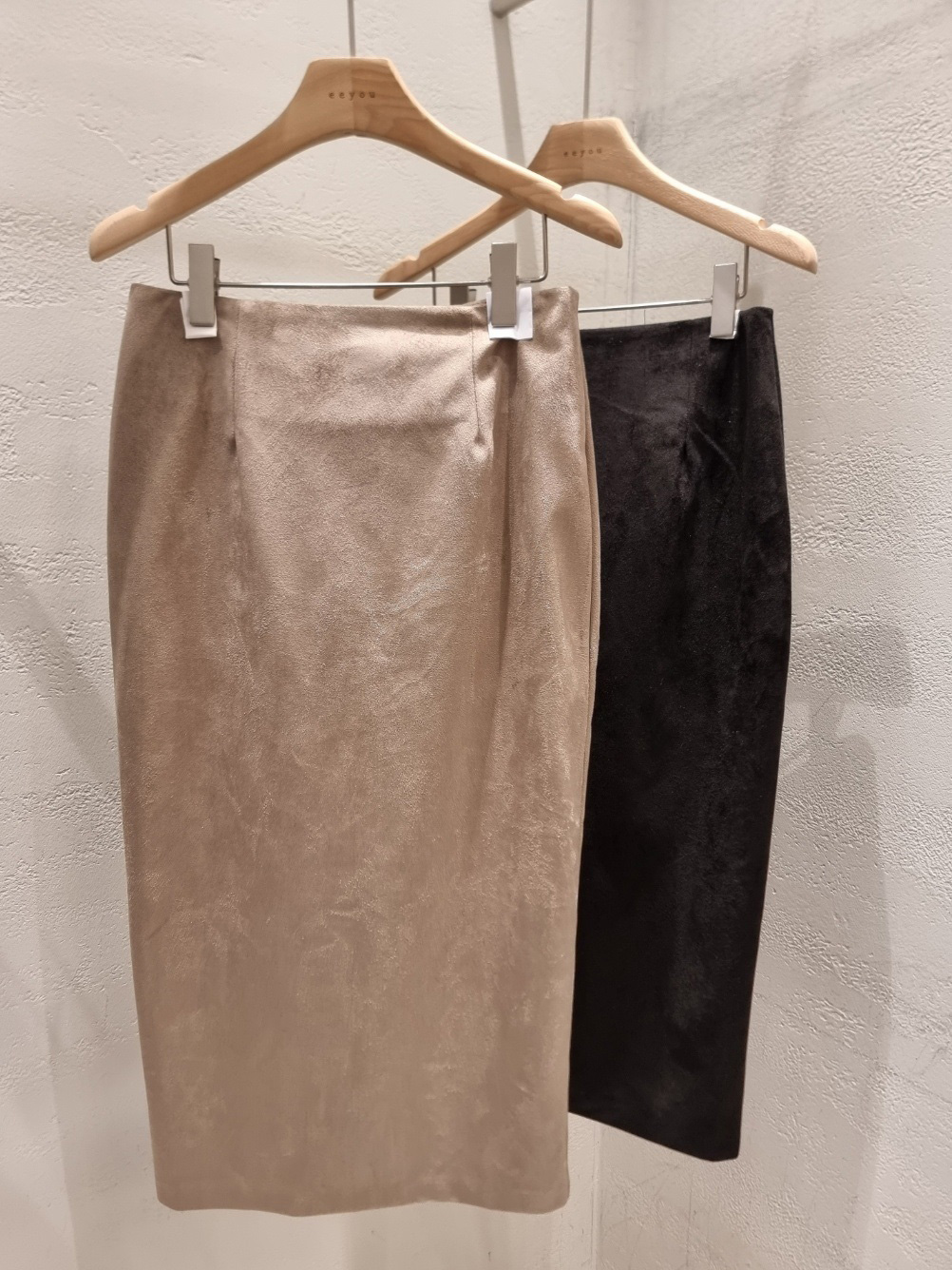 スエード調Hライン(ロング丈)スカート | 詳細画像16