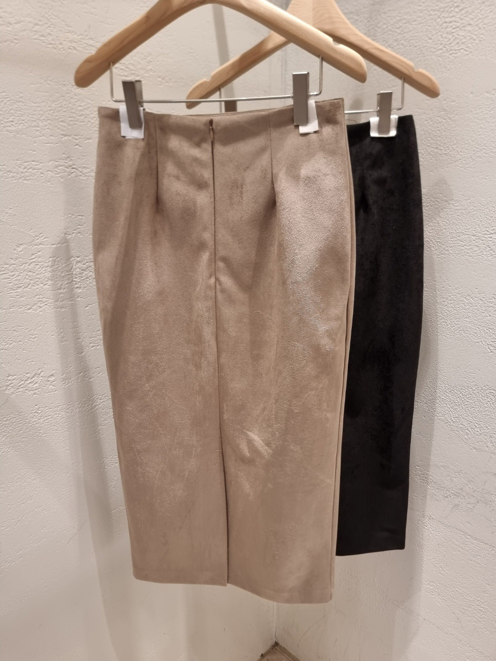 スエード調Hライン(ロング丈)スカート | 詳細画像18