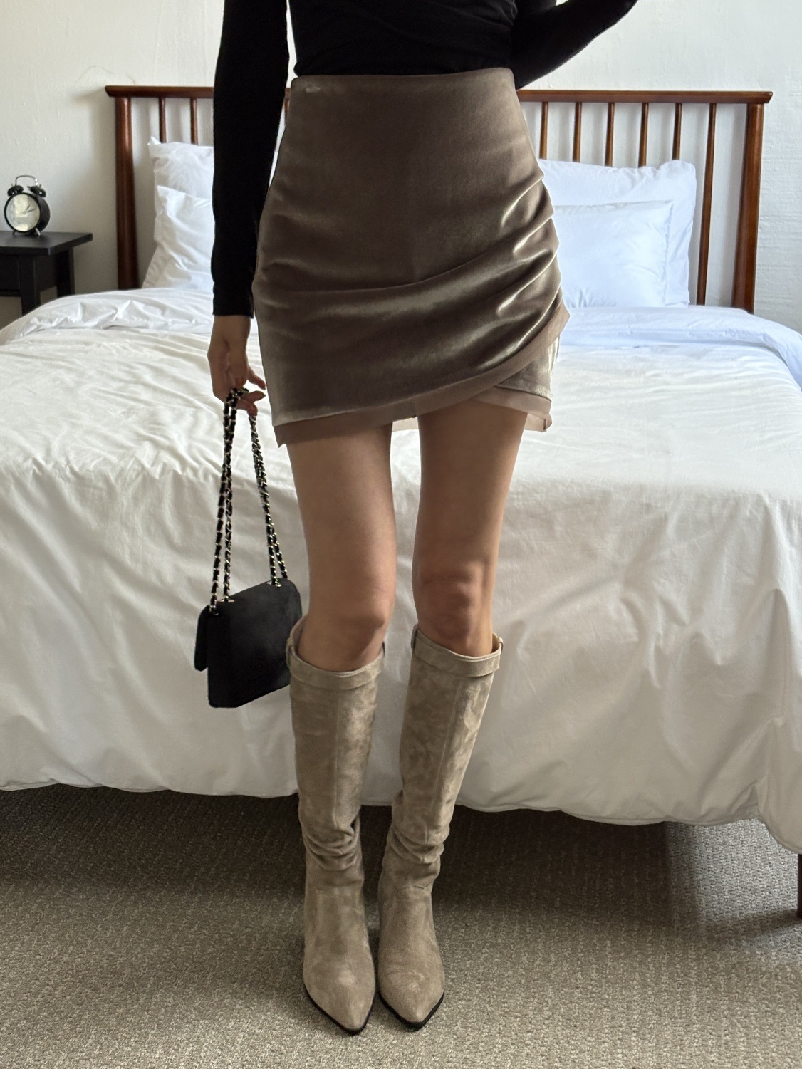 ベロアシャーリングミニスカート | 詳細画像4