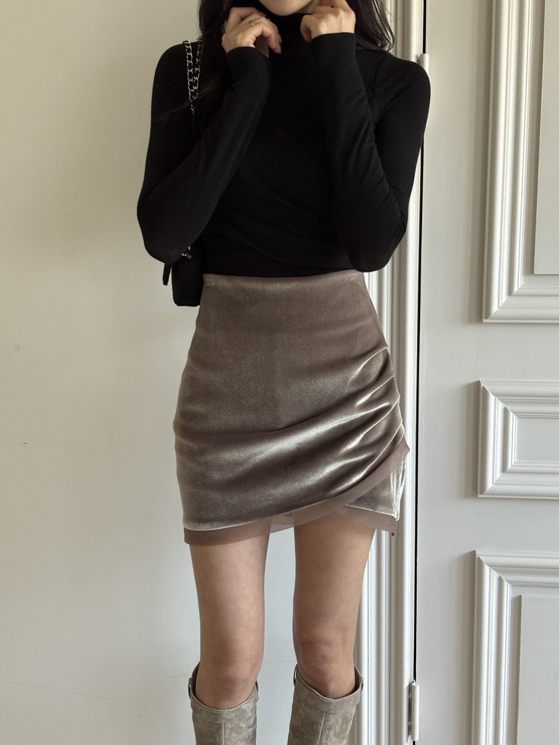 ベロアシャーリングミニスカート | 詳細画像12