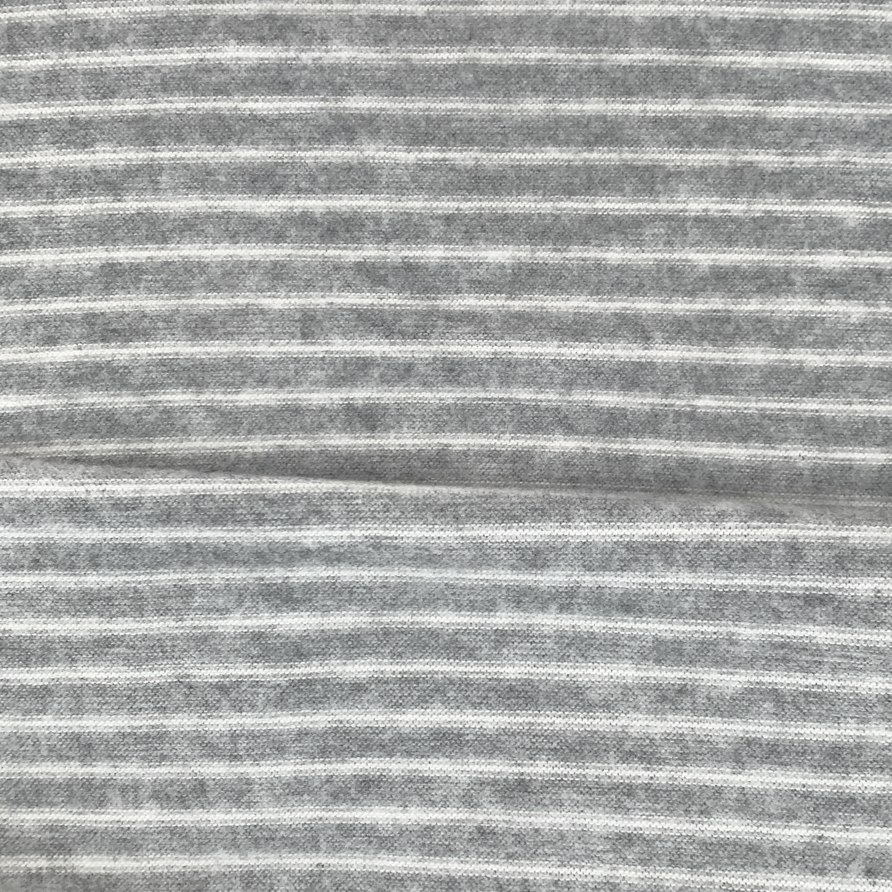 裏起毛VネックルーズボーダーTシャツ | 詳細画像4