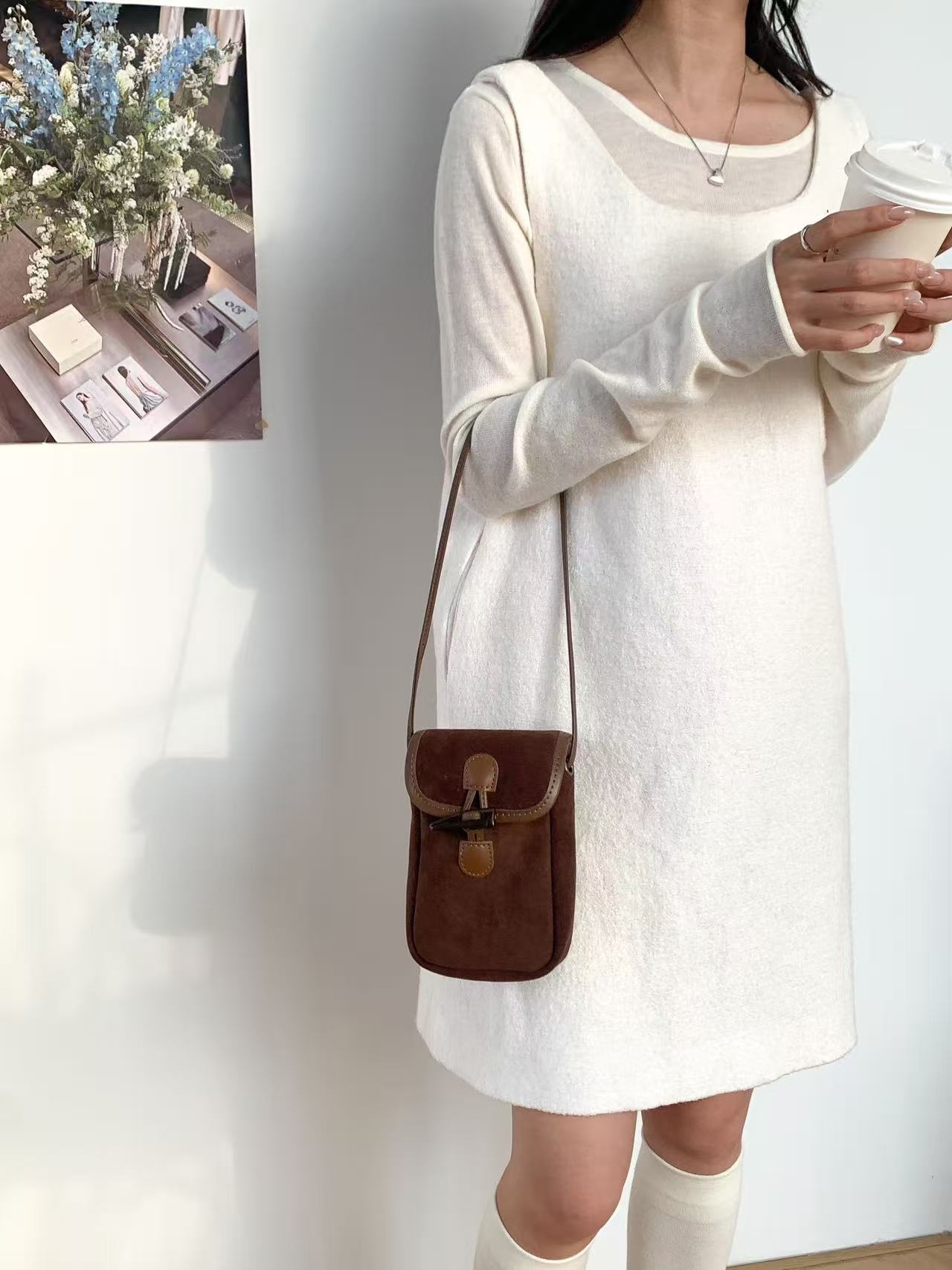 スエード調ミニショルダーバッグ | 詳細画像14