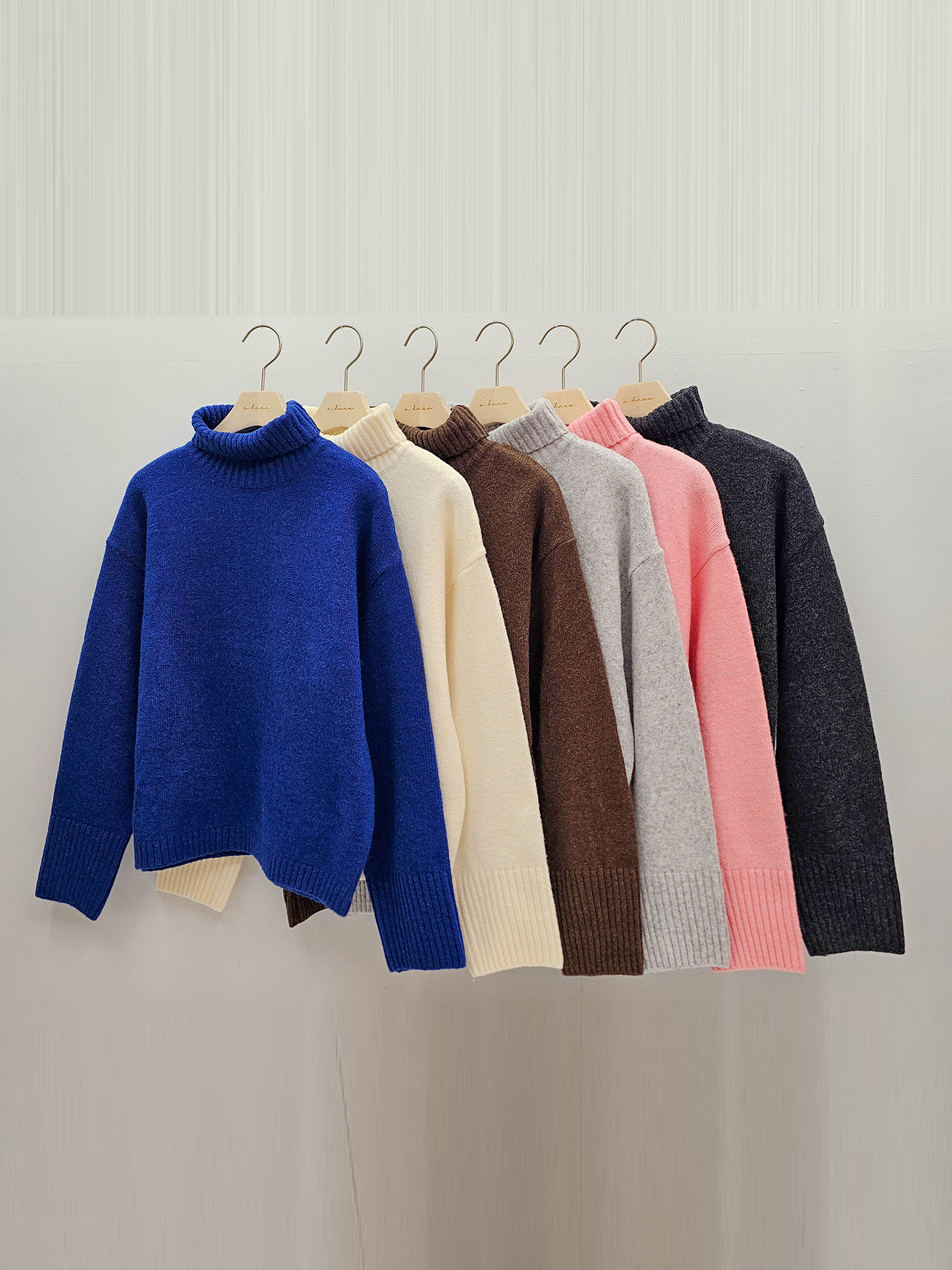 ウール混タートルネックベーシックニット | 詳細画像20