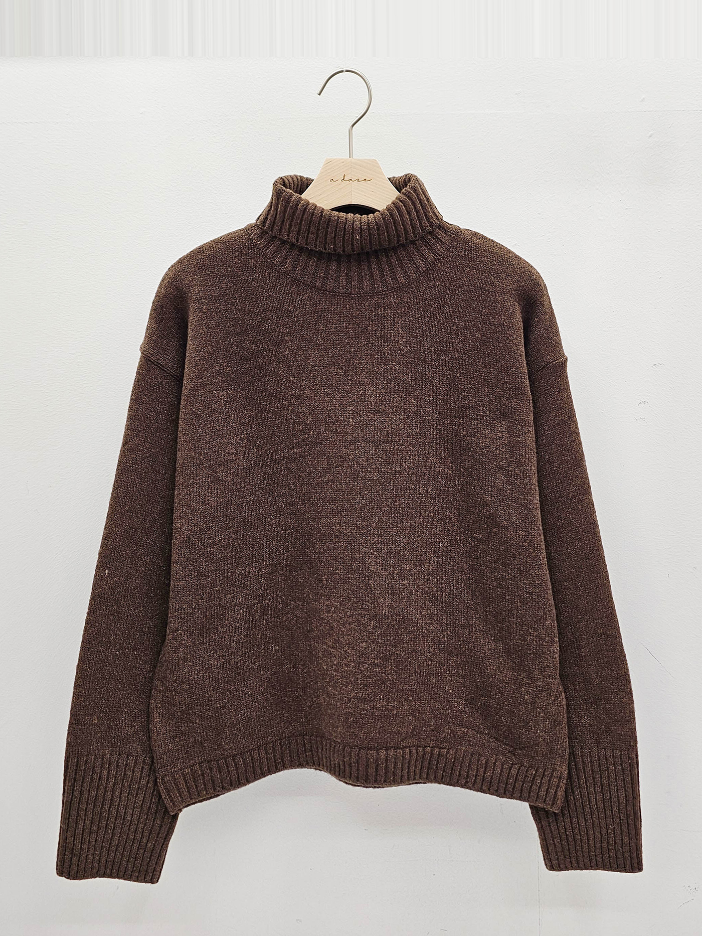 ウール混タートルネックベーシックニット | 詳細画像18