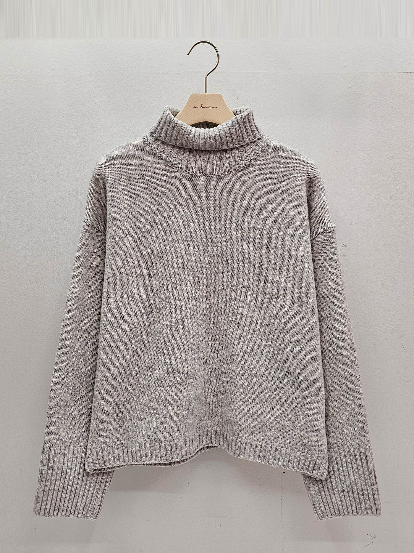 ウール混タートルネックベーシックニット | 詳細画像17