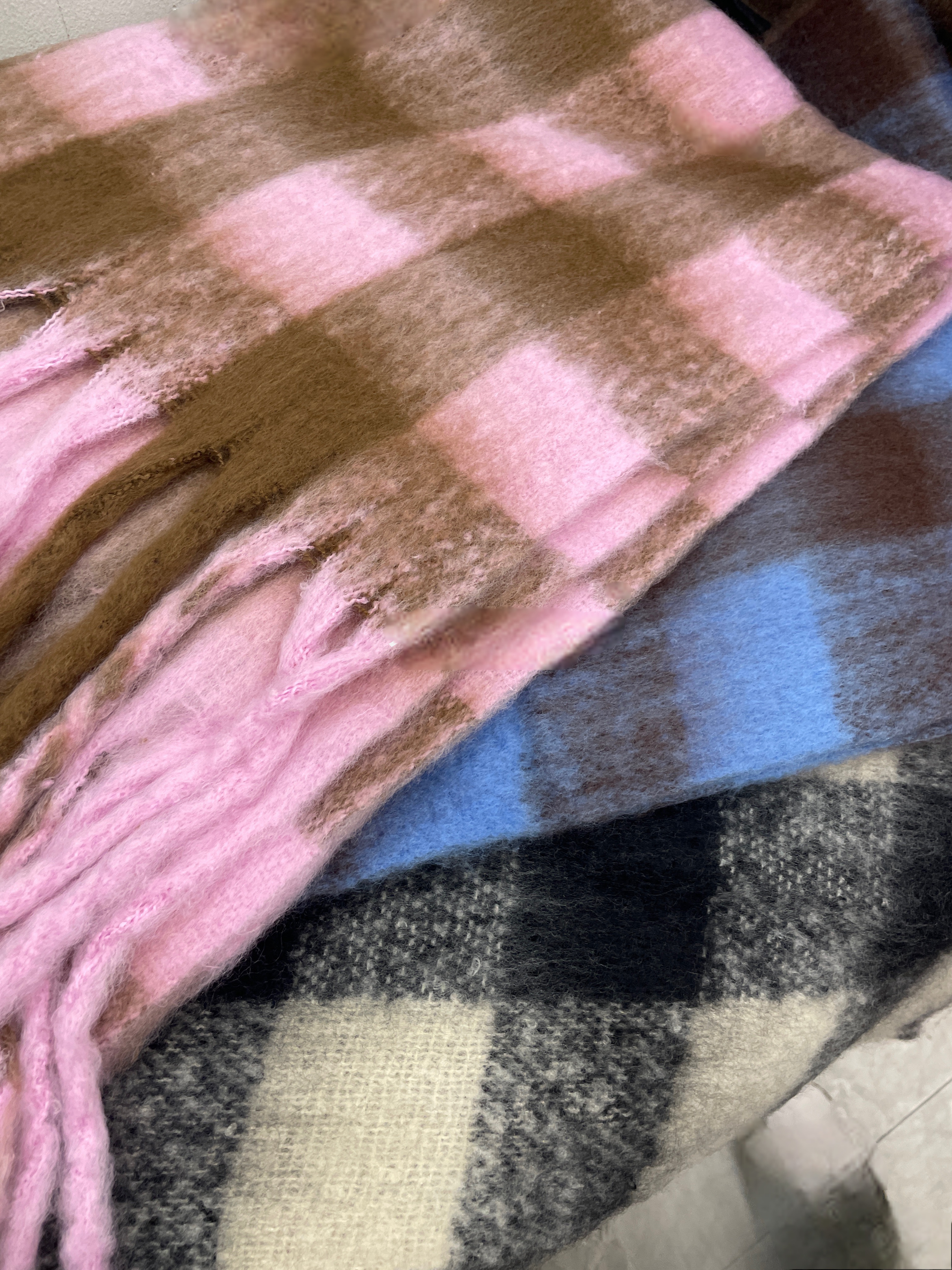 ロングチェックマフラー | 詳細画像3