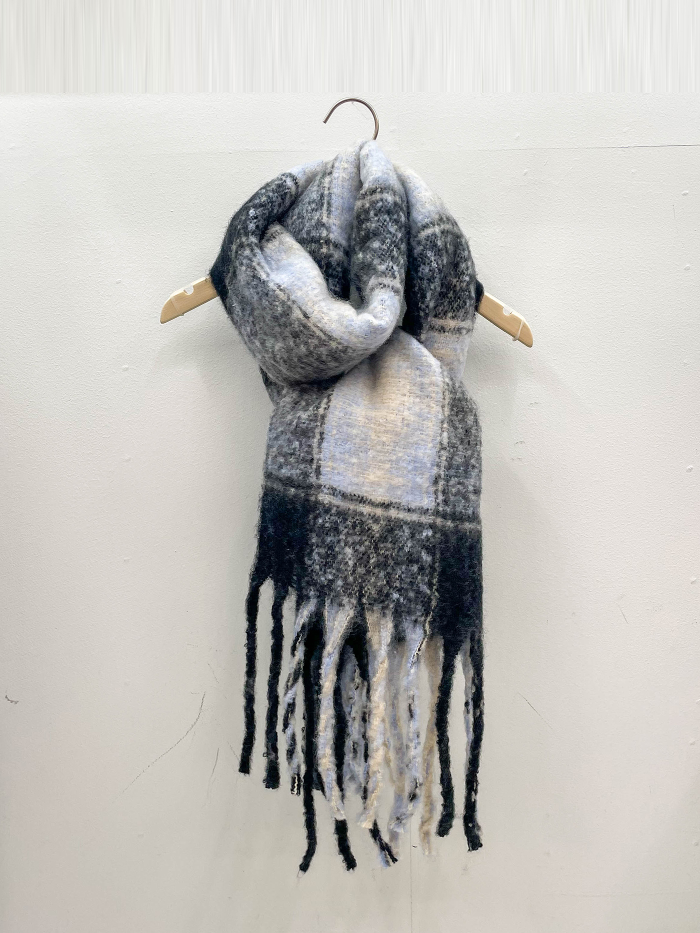 配色チェックマフラー | 詳細画像15