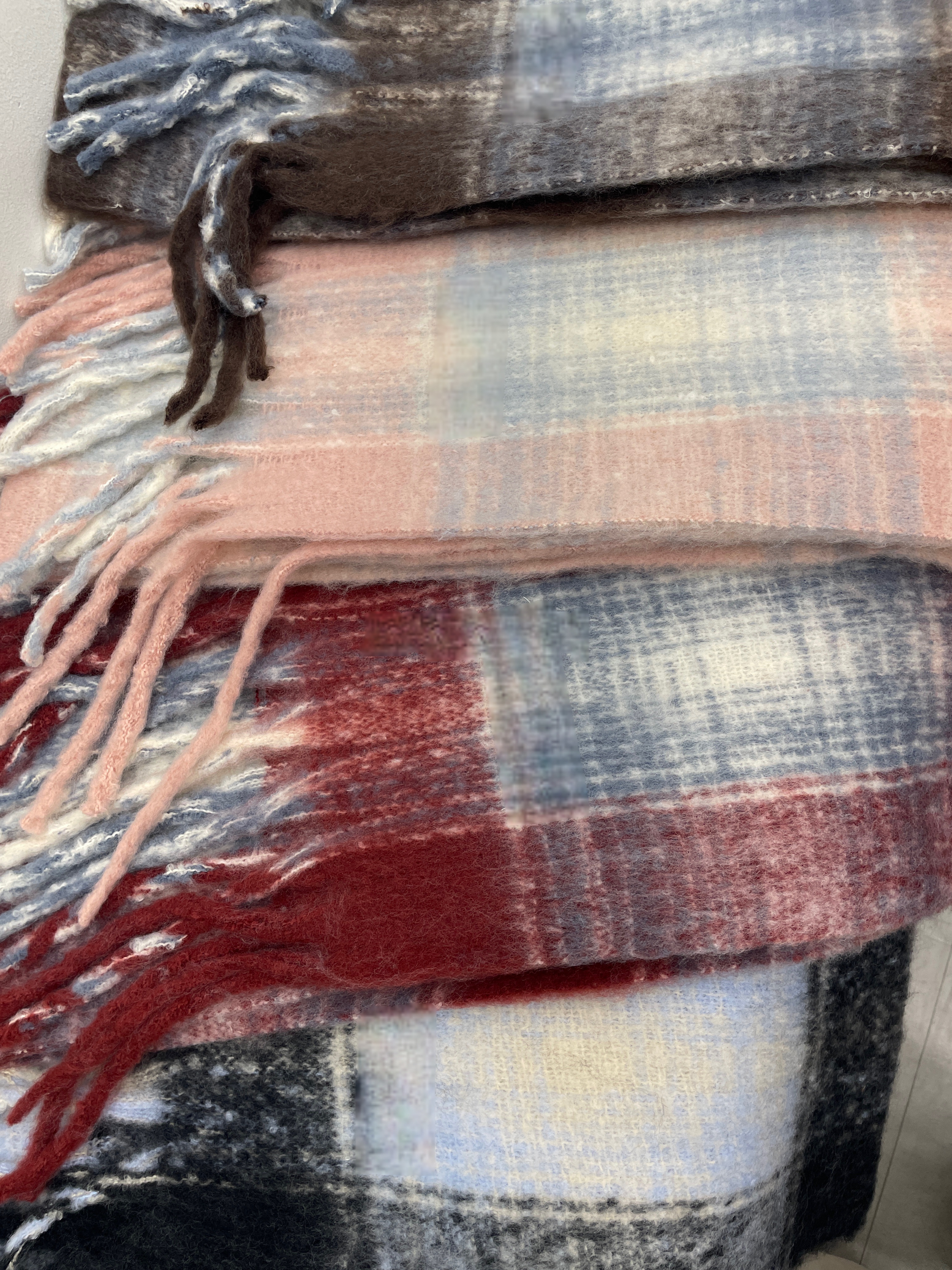 配色チェックマフラー | 詳細画像4