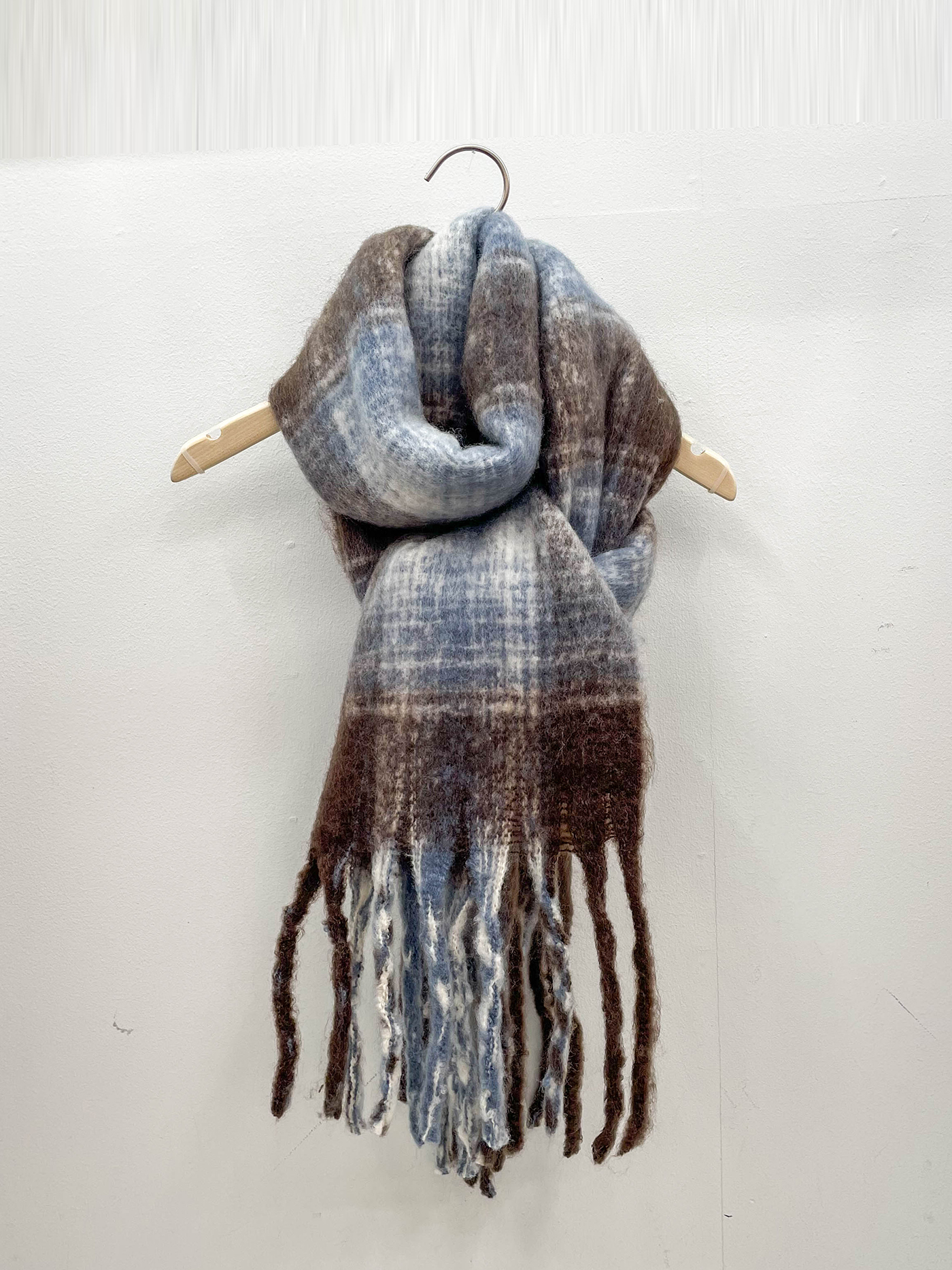 配色チェックマフラー | 詳細画像14