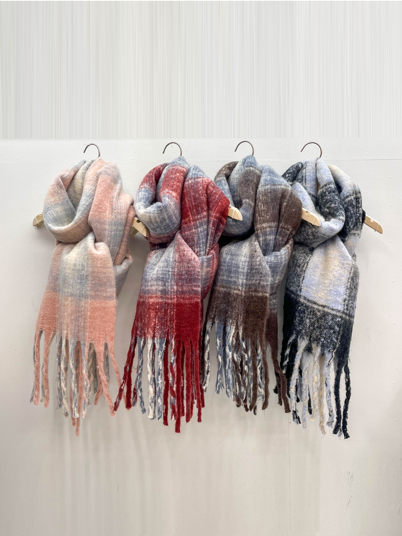 配色チェックマフラー | 詳細画像16