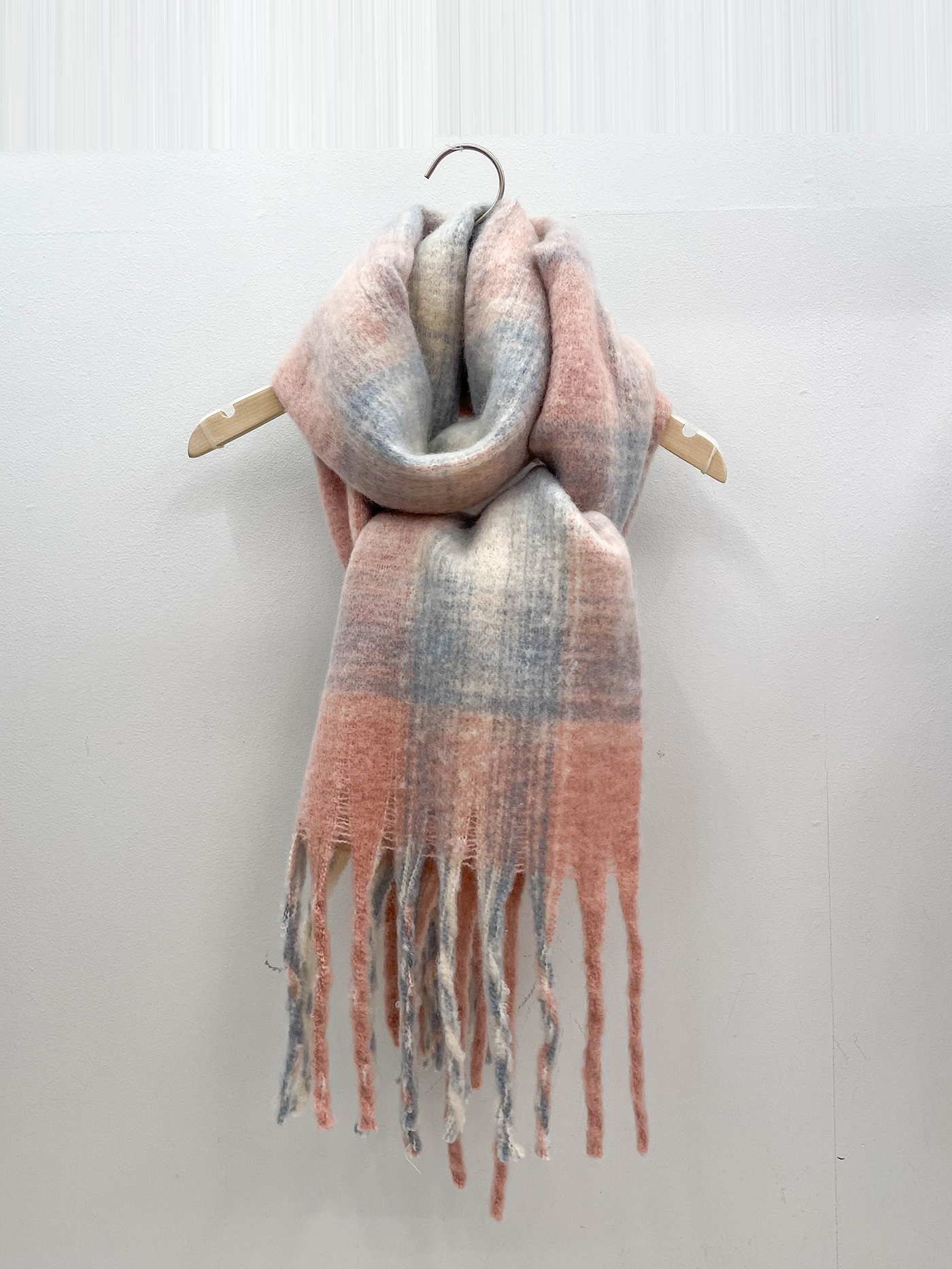 配色チェックマフラー | 詳細画像12