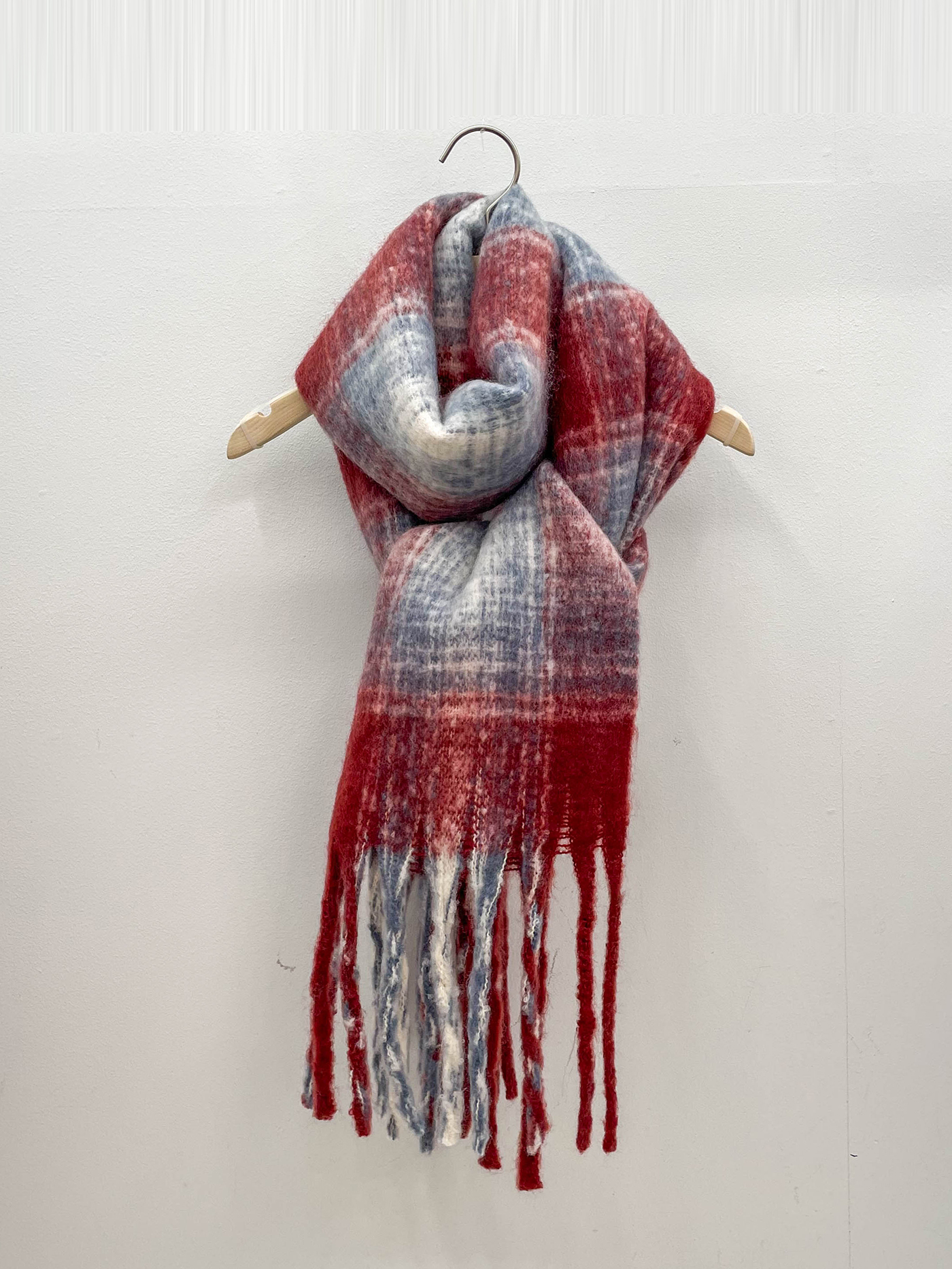 配色チェックマフラー | 詳細画像13