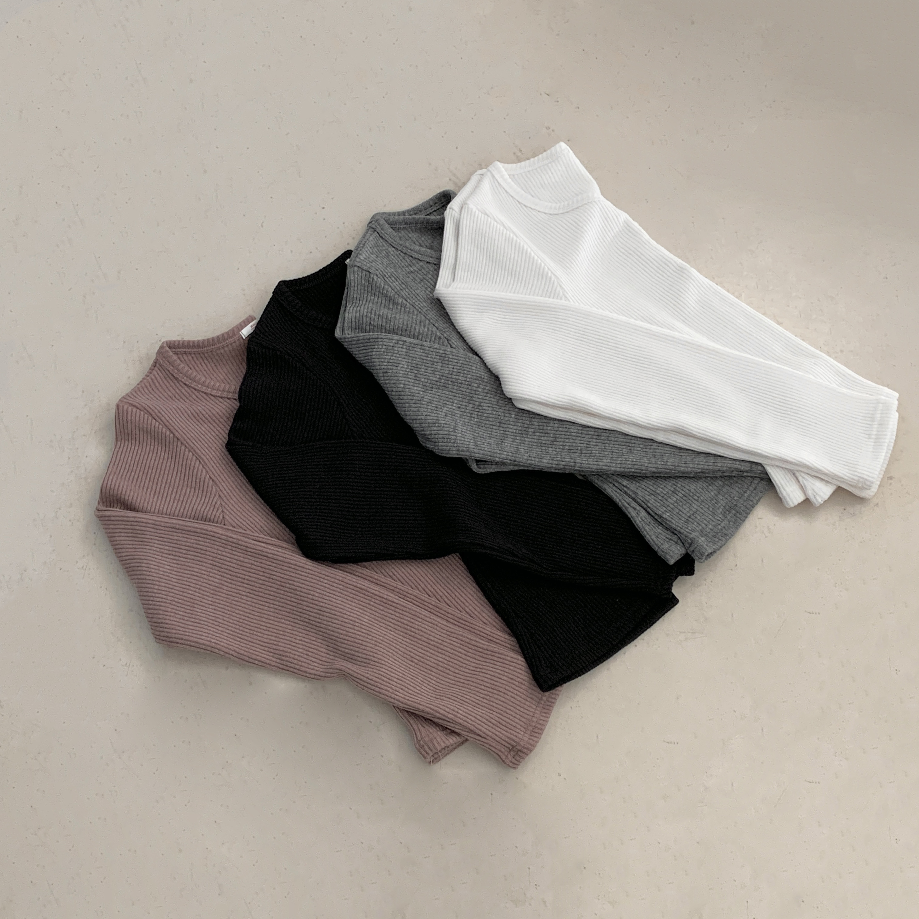 裏起毛ストレッチボタンVネックスリム長袖Tシャツ | 詳細画像19