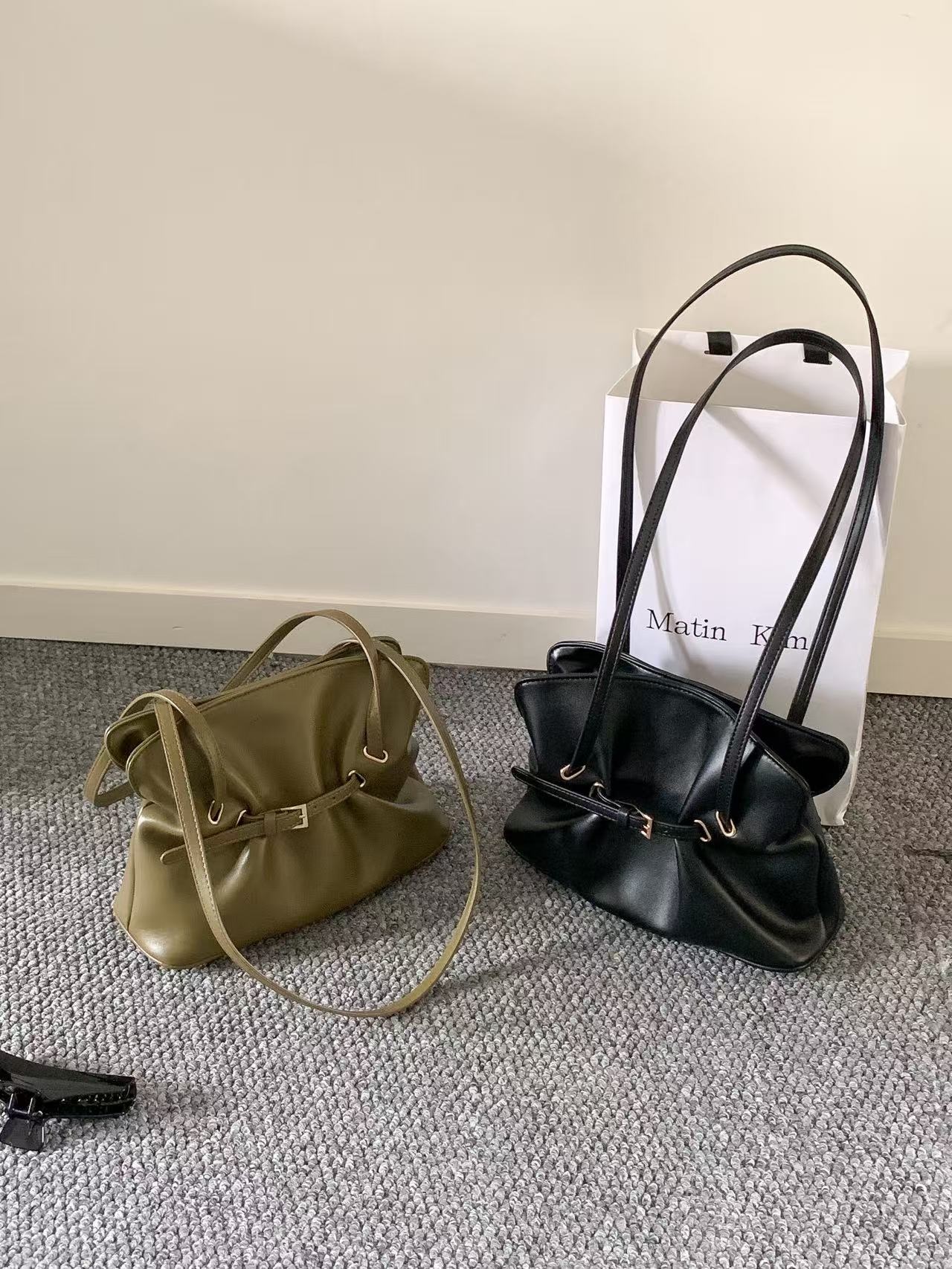 レザー調バックルトートバッグ | 詳細画像16