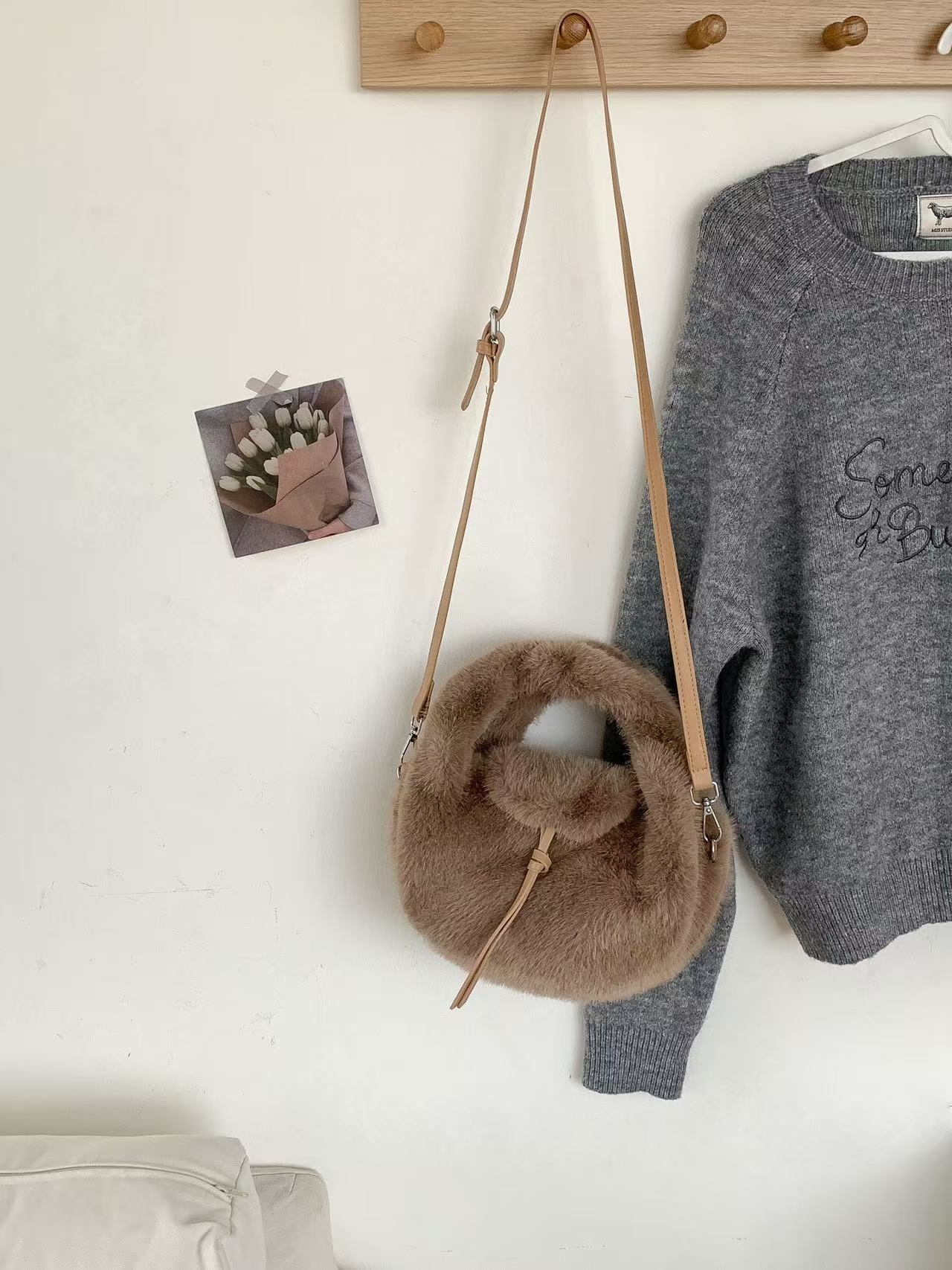 エコファーショルダーバッグトートバッグ2WAY | 詳細画像12