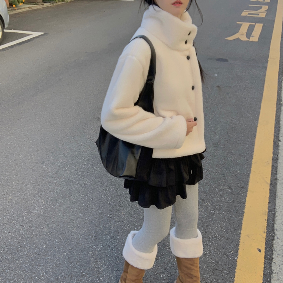 ボアハイネックショートジャケット | レディースファッション通販 - DHOLIC