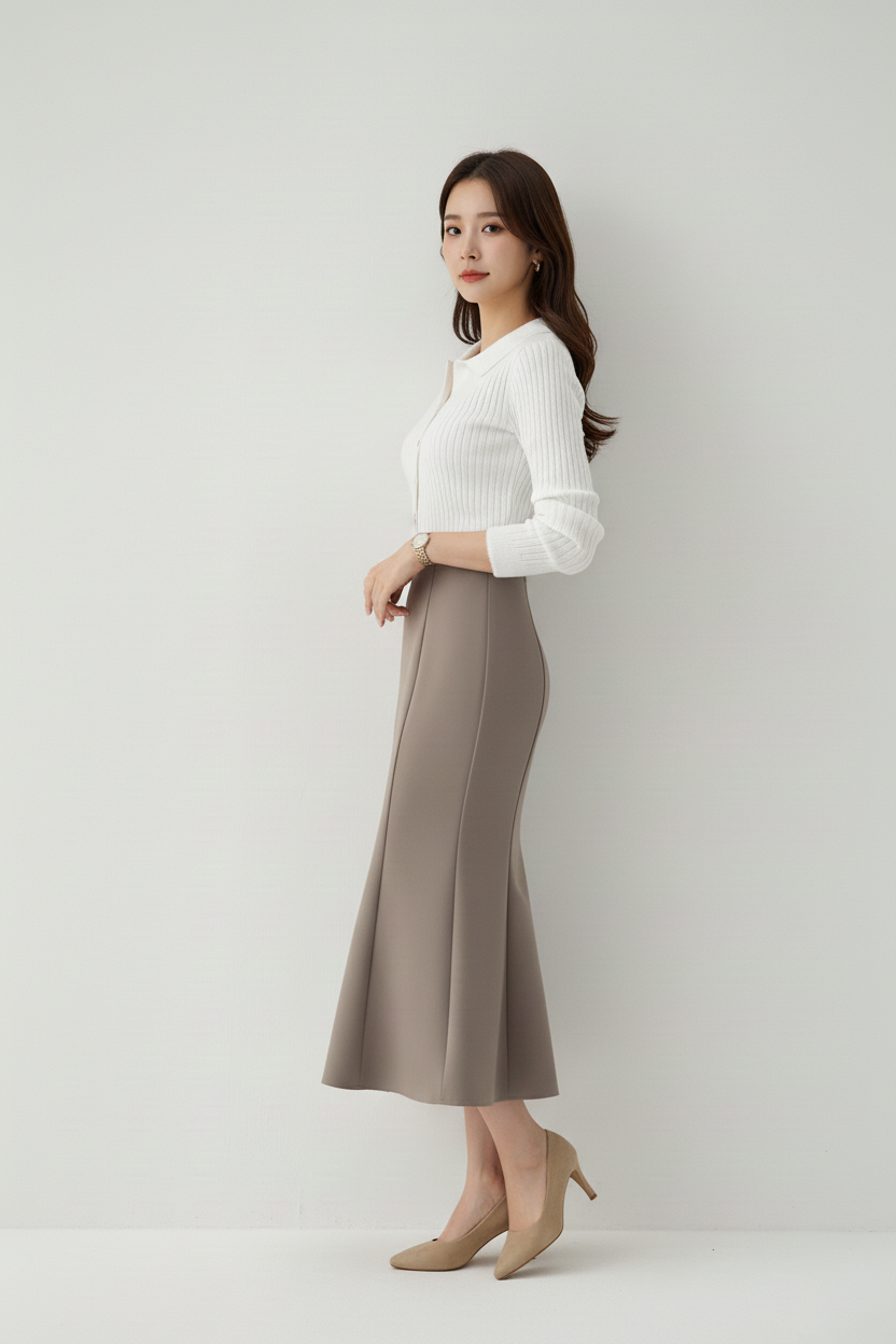 ニットボタン長袖カーディガン | 詳細画像4