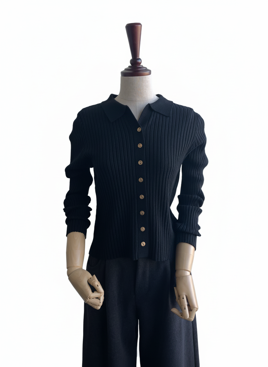 ニットボタン長袖カーディガン | 詳細画像10