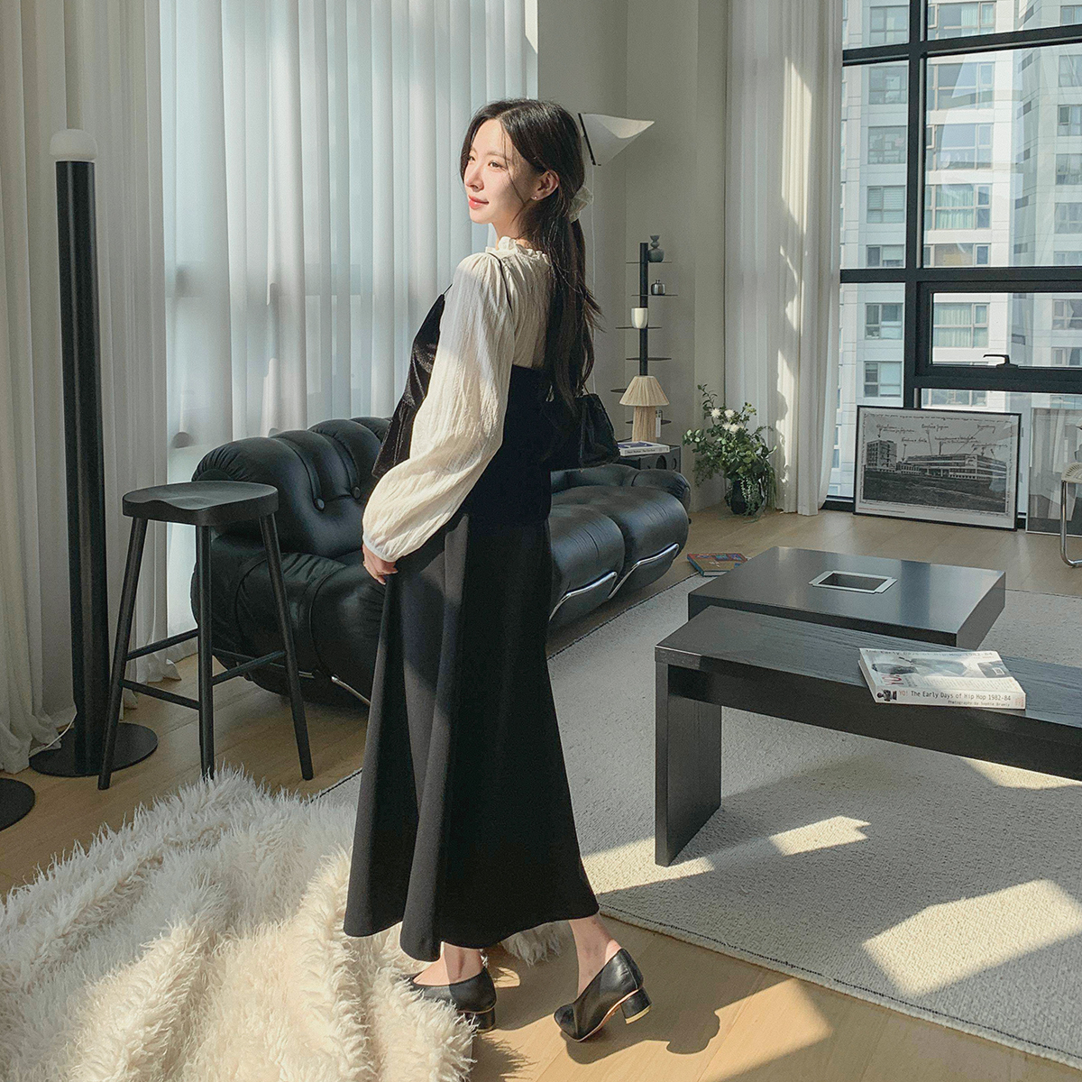 ウエストゴムロングフレアスカート | レディースファッション通販 - DHOLIC