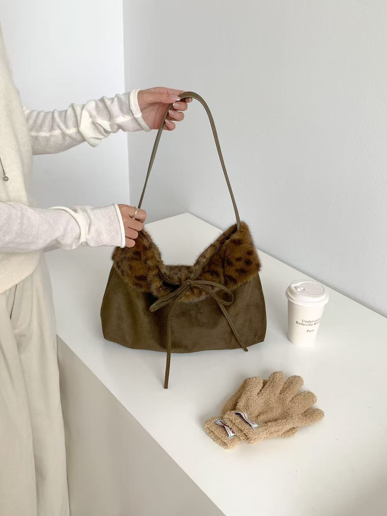 リボンレオパードトートバッグ | 詳細画像5