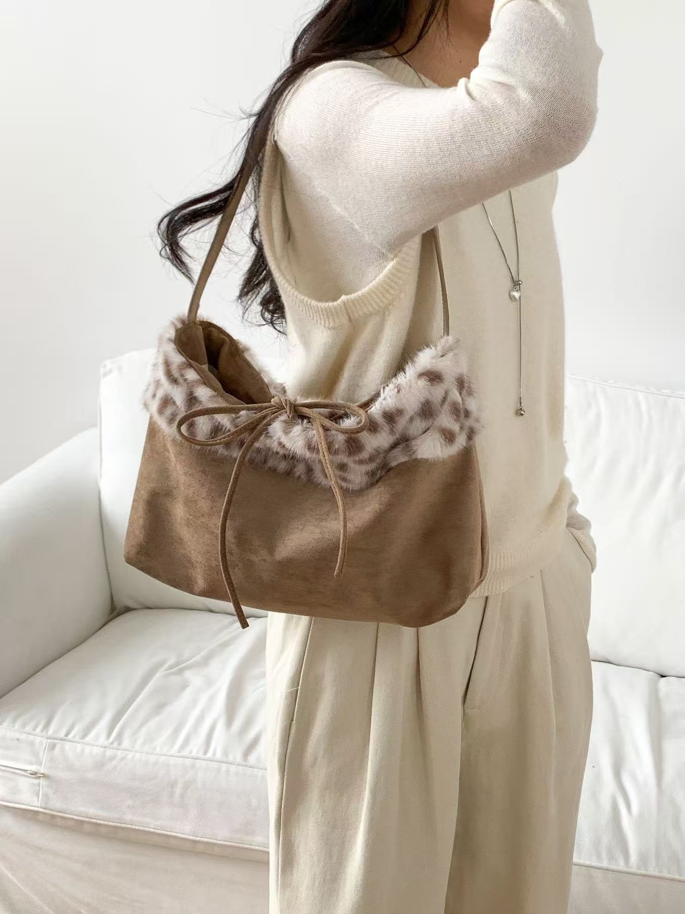 リボンレオパードトートバッグ | 詳細画像6