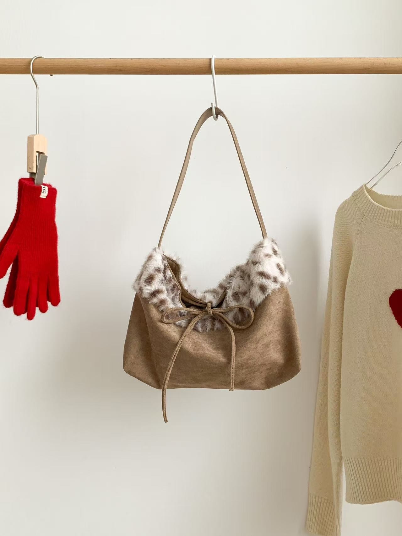 リボンレオパードトートバッグ | 詳細画像13