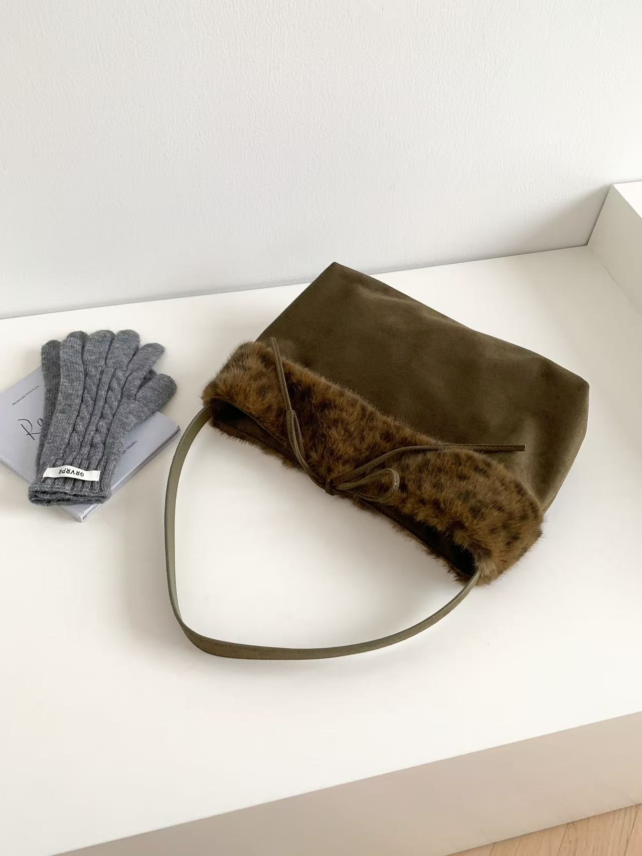 リボンレオパードトートバッグ | 詳細画像14