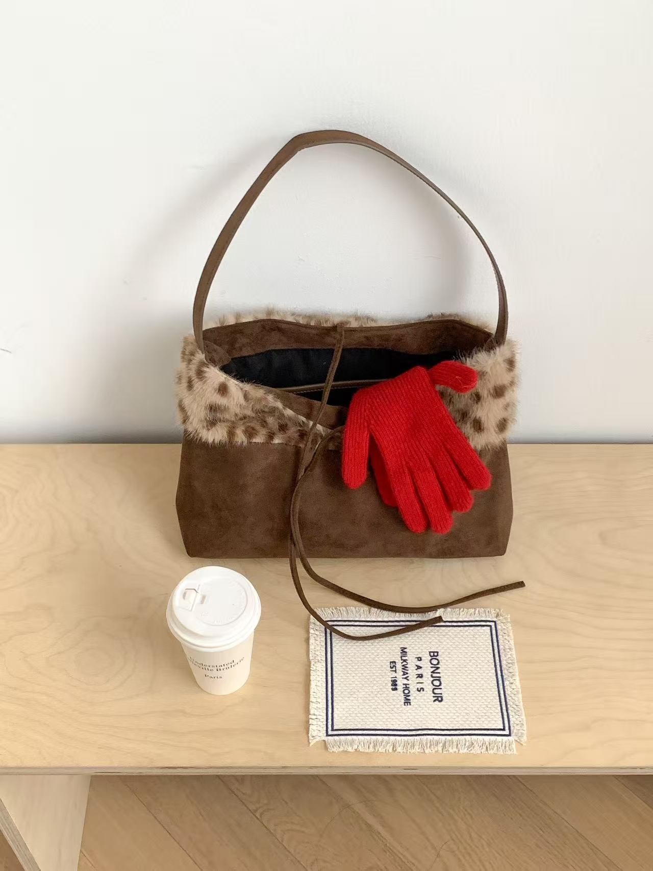 リボンレオパードトートバッグ | 詳細画像16