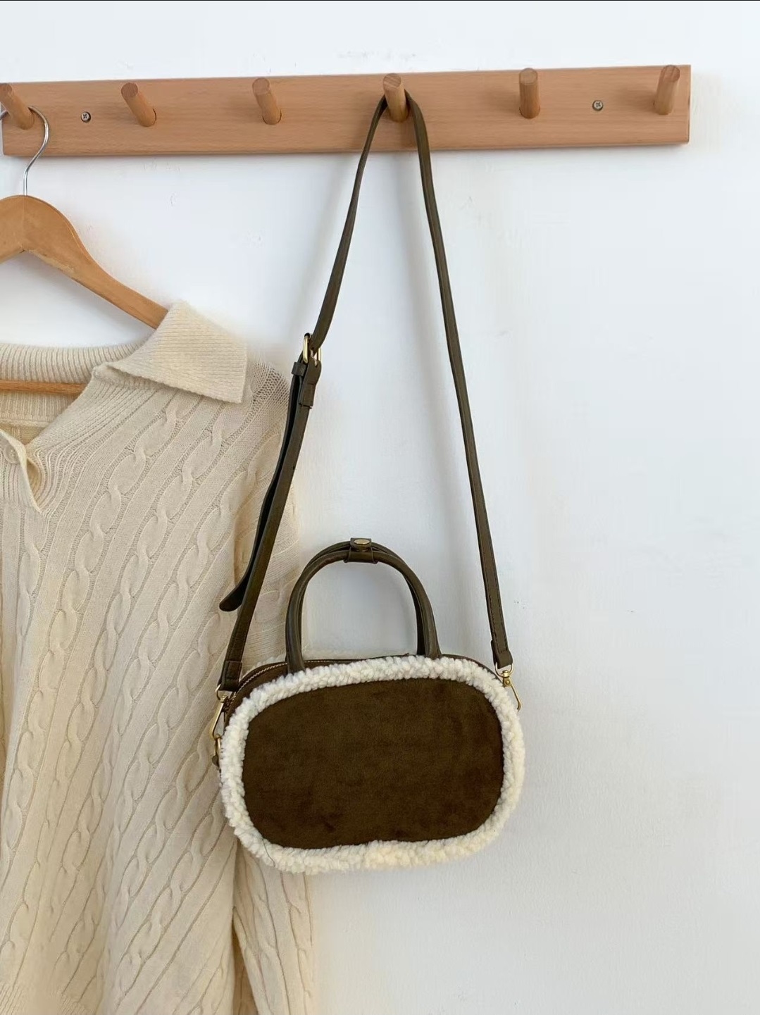 スエード調カラートートバッグ | 詳細画像6