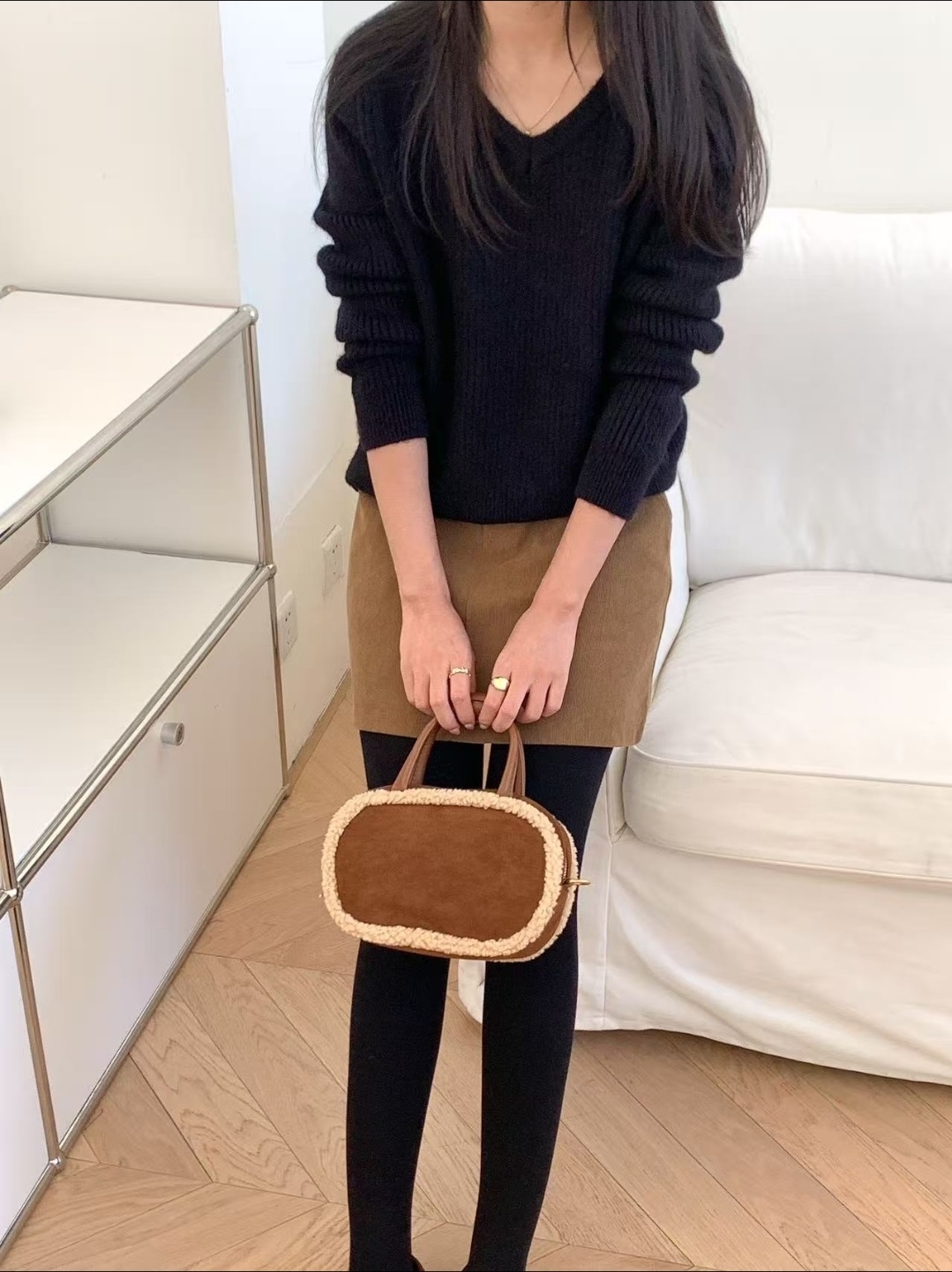 スエード調カラートートバッグ | 詳細画像8