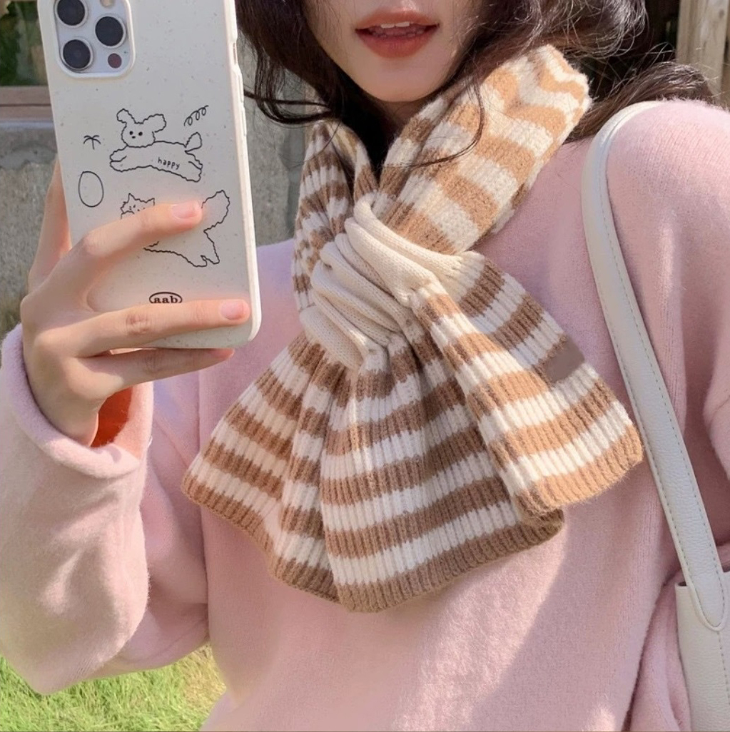 ボーダーカラーマフラー | 詳細画像4