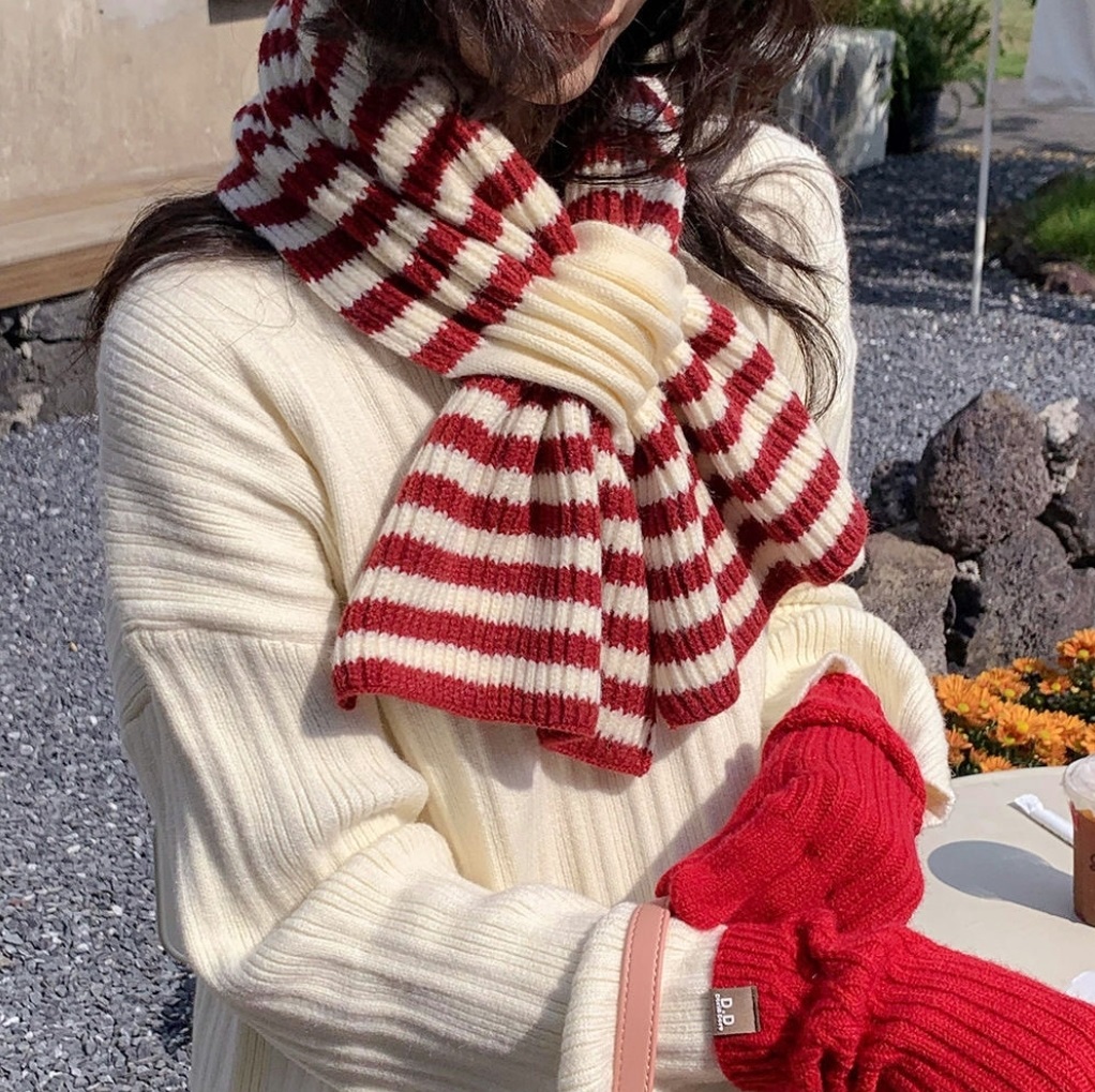 ボーダーカラーマフラー | 詳細画像7