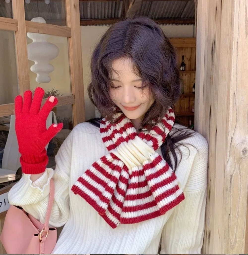 ボーダーカラーマフラー | 詳細画像9