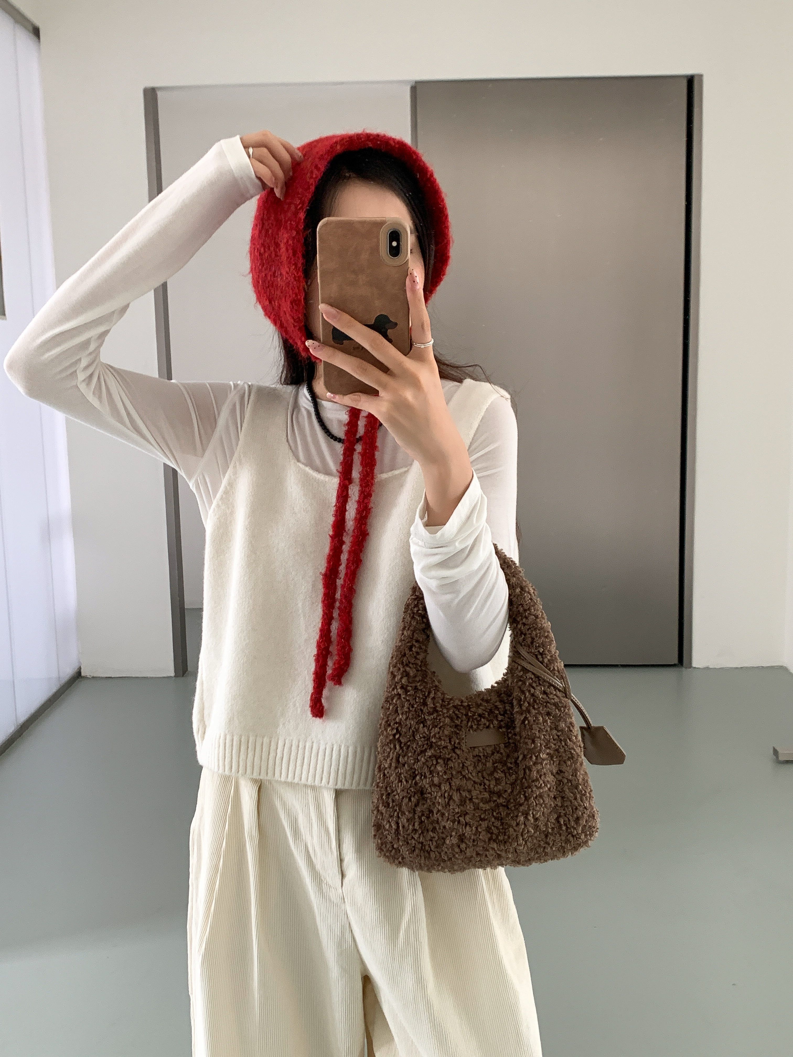 ボアミニトートバッグ | 詳細画像4