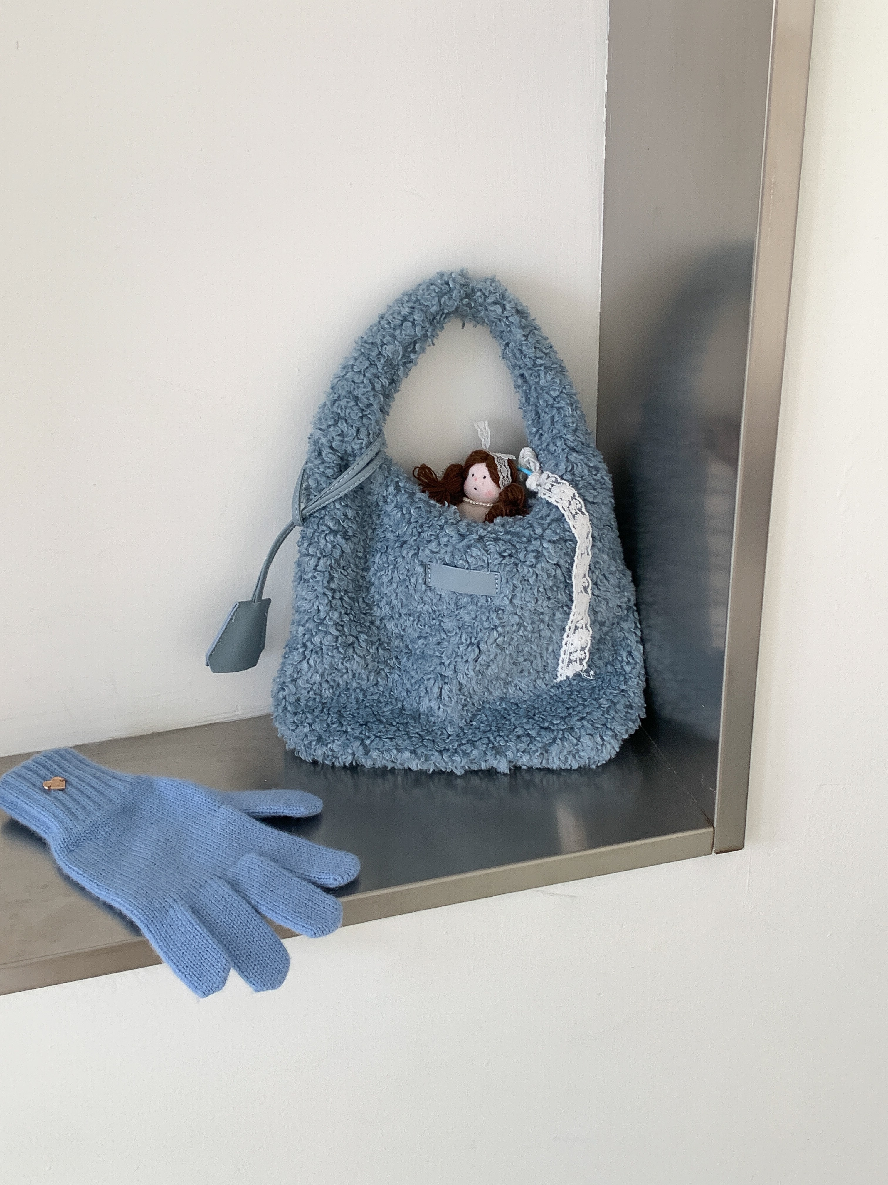 ボアミニトートバッグ | 詳細画像6