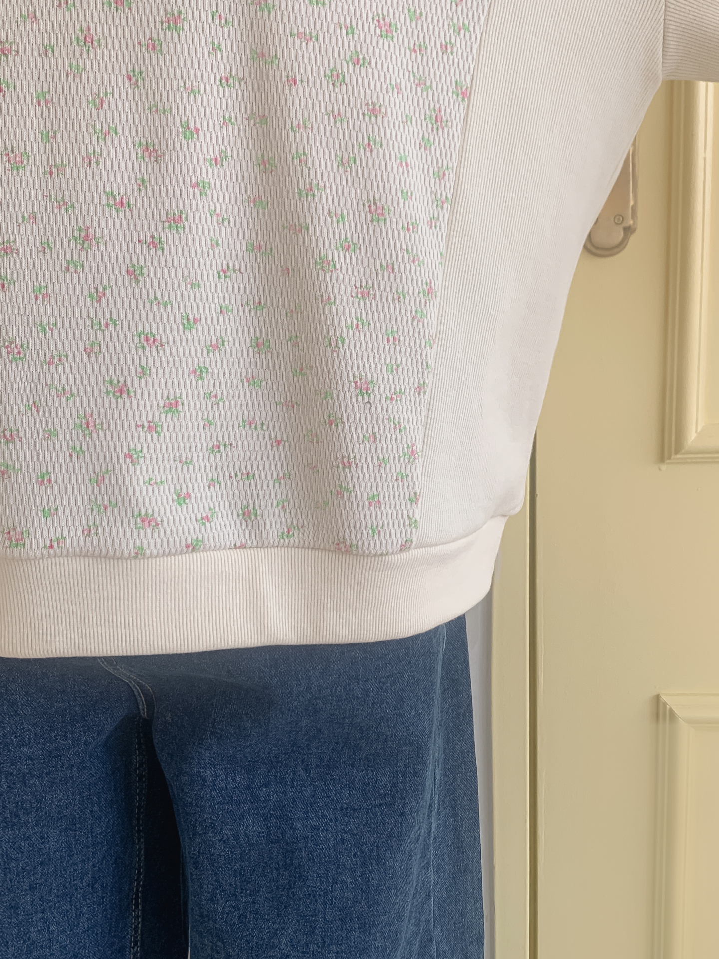 ラウンドネック小花柄スウェット | 詳細画像7