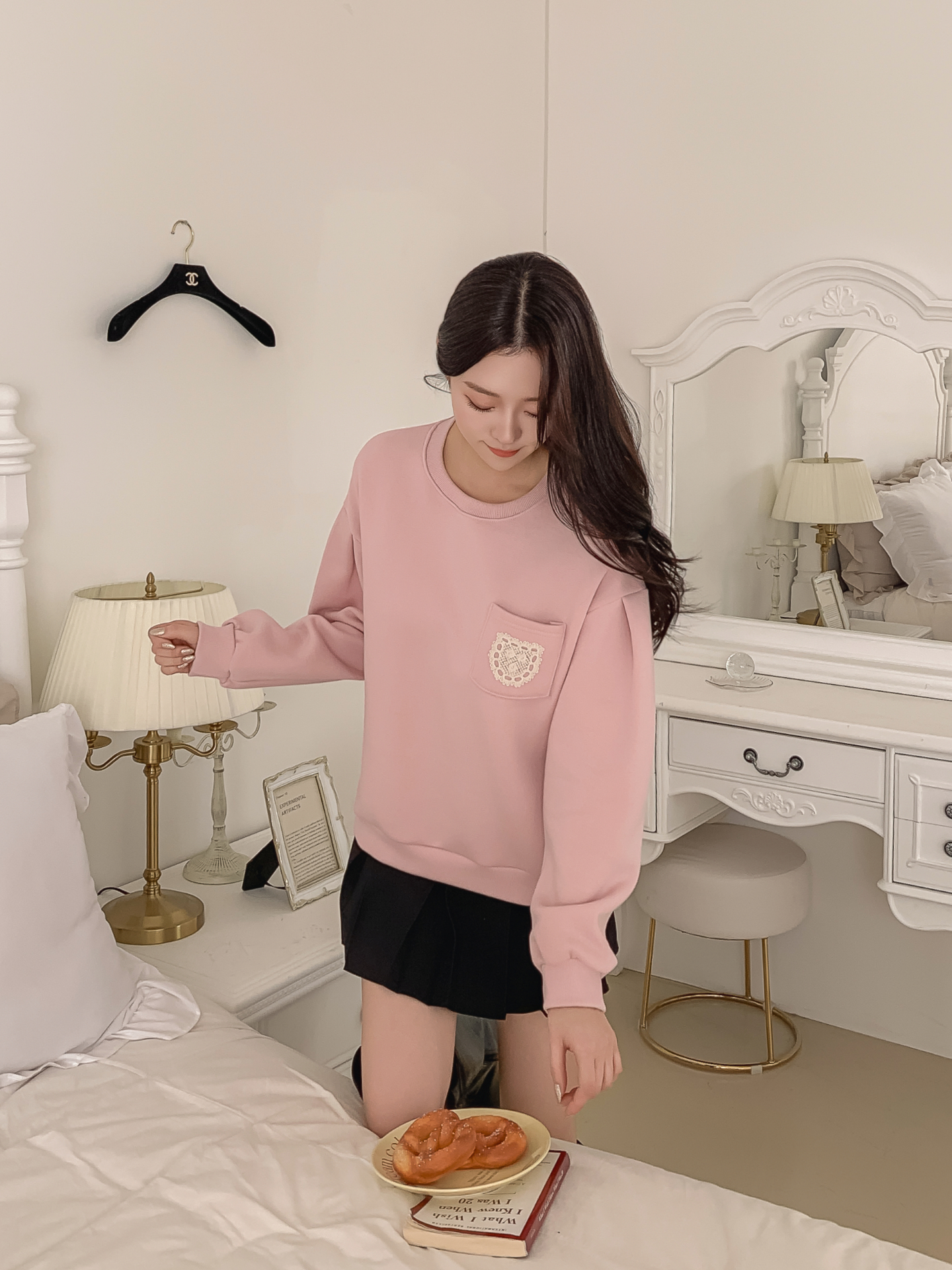 裏起毛ラウンドネックポケット刺繍スウェット | 詳細画像22