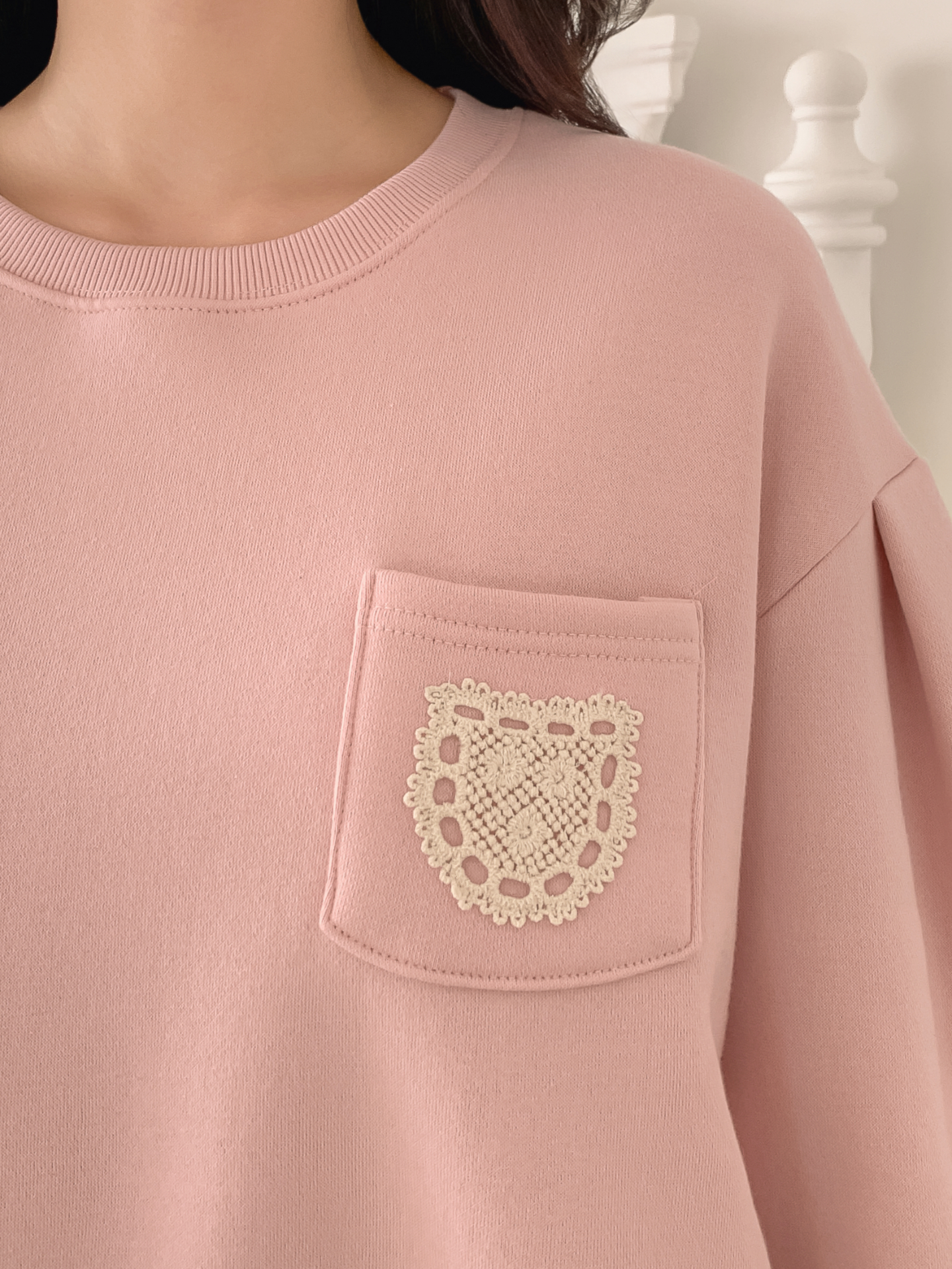 裏起毛ラウンドネックポケット刺繍スウェット | 詳細画像26