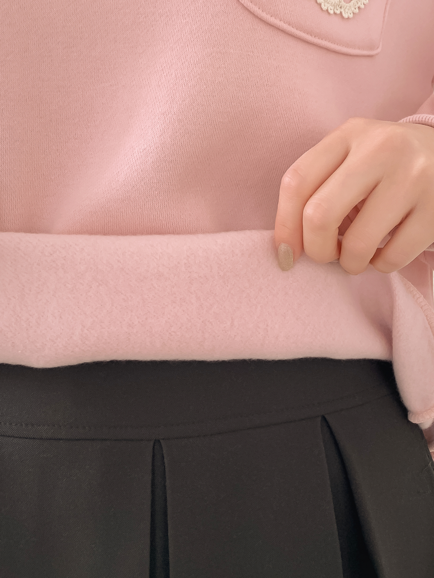 裏起毛ラウンドネックポケット刺繍スウェット | 詳細画像27