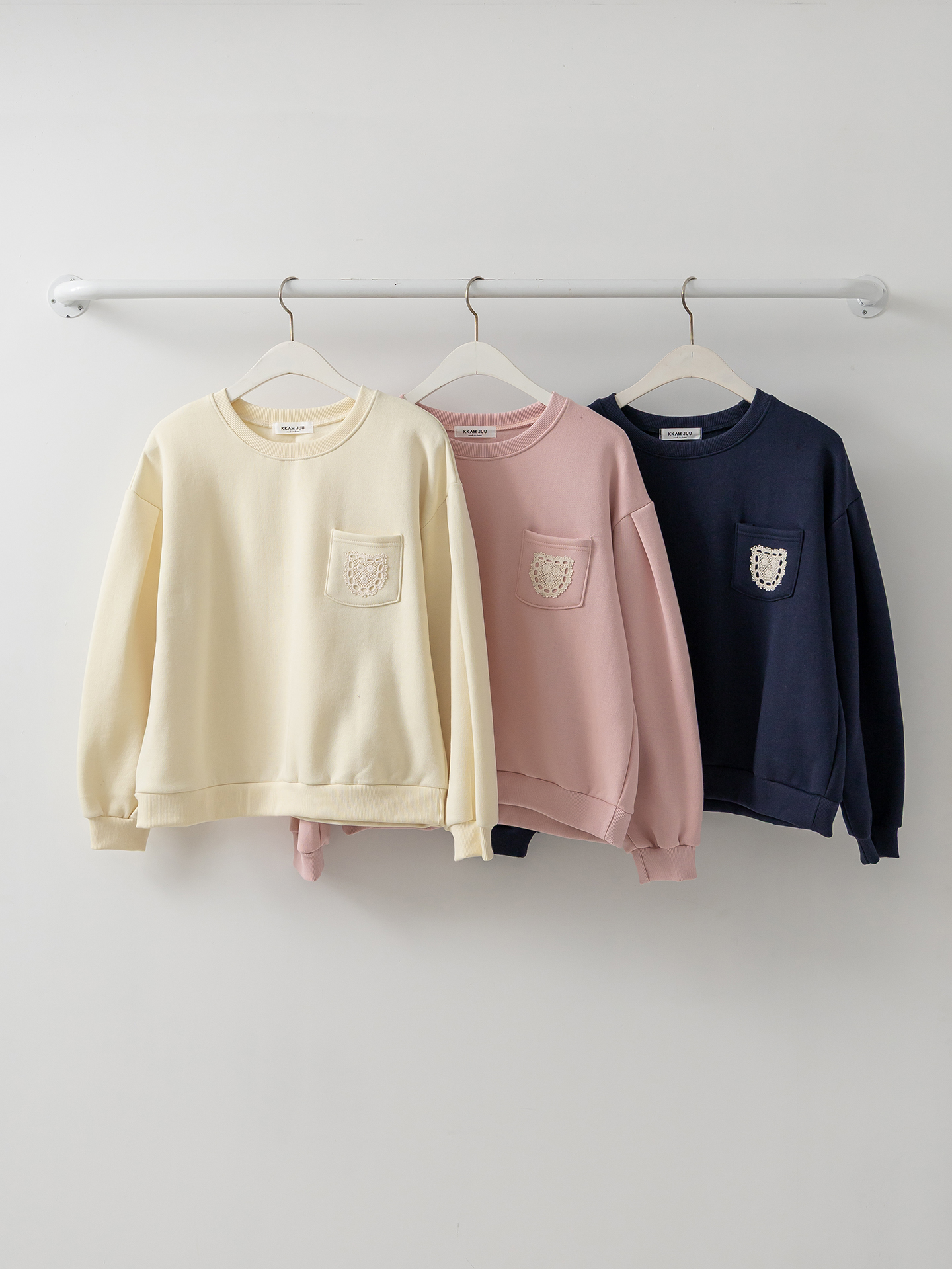 裏起毛ラウンドネックポケット刺繍スウェット | 詳細画像31