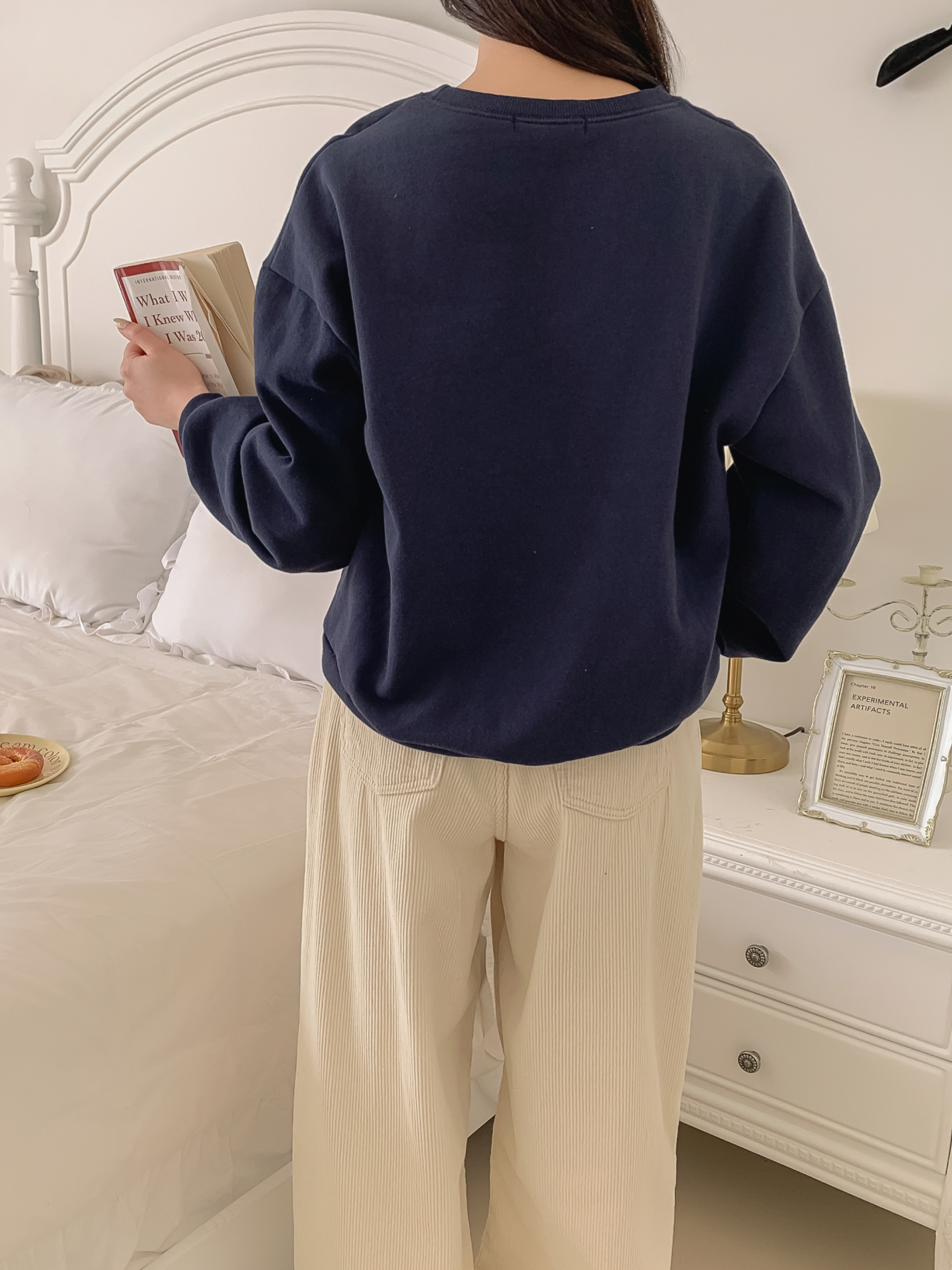 裏起毛ラウンドネック刺繍スウェット | 詳細画像20