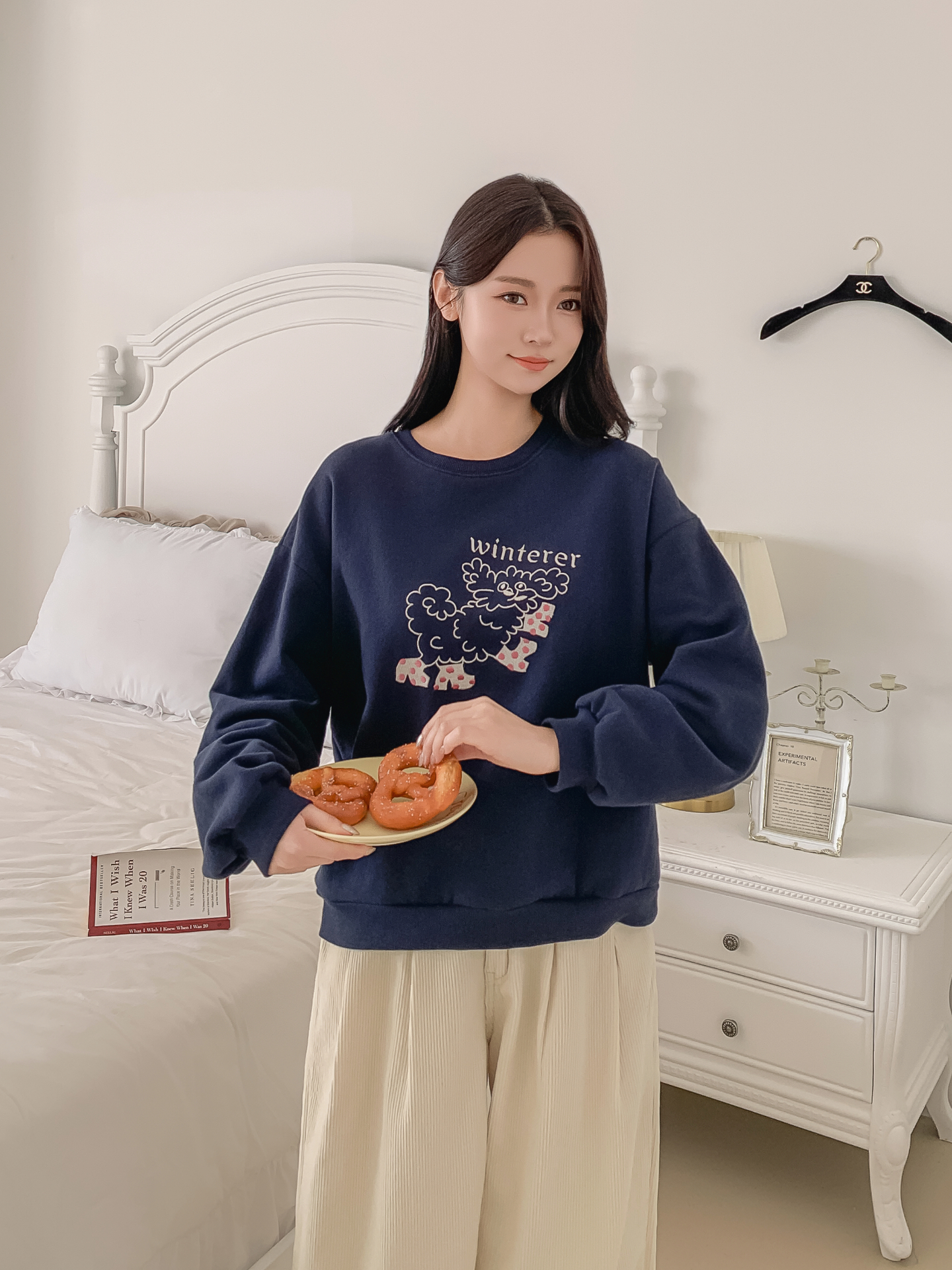 裏起毛ラウンドネック刺繍スウェット | 詳細画像27