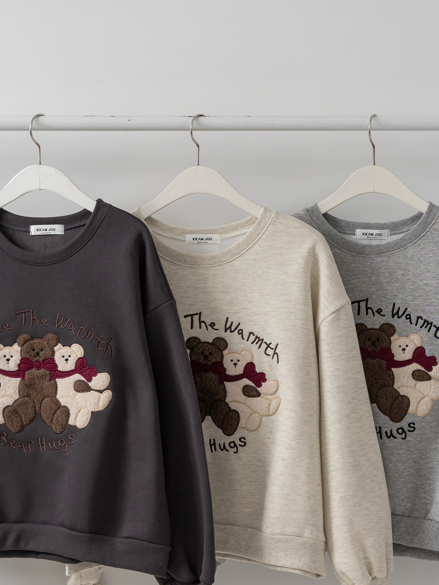 裏起毛ラウンドネックレタリング刺繍スウェット | 詳細画像32