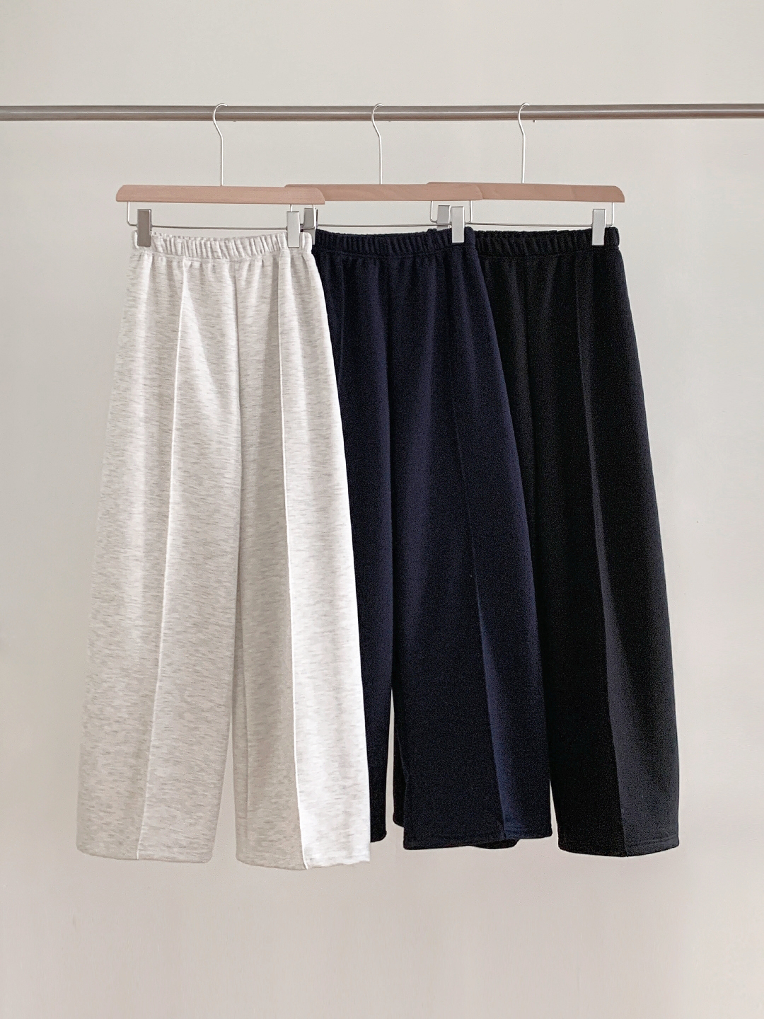 裏起毛ラウンドネックウエストゴムルーズ長袖ワイドロゴセットアップパンツスウェットトレーニング | 詳細画像18