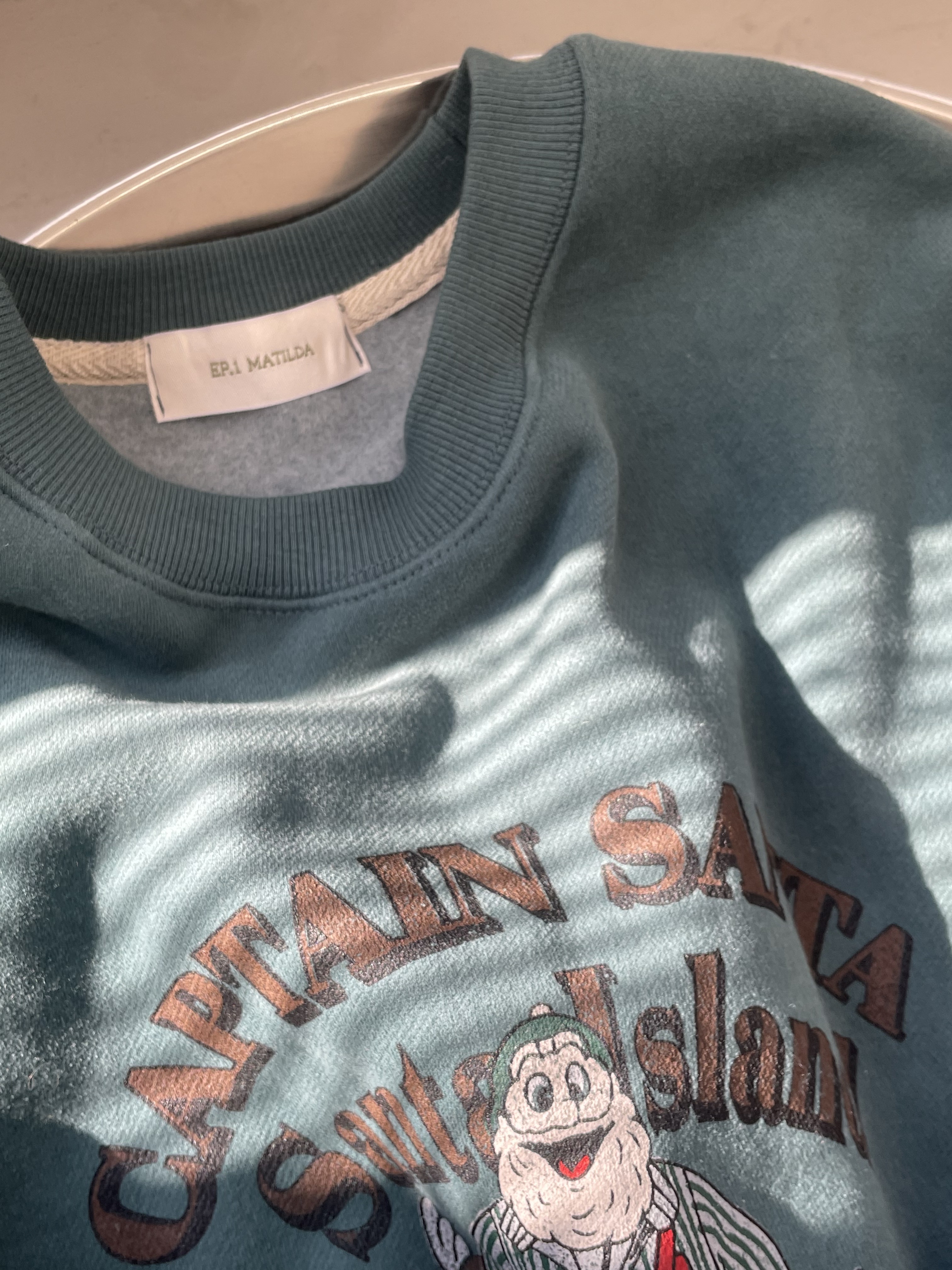 裏起毛ラウンドネックプリントカラースウェット | 詳細画像18