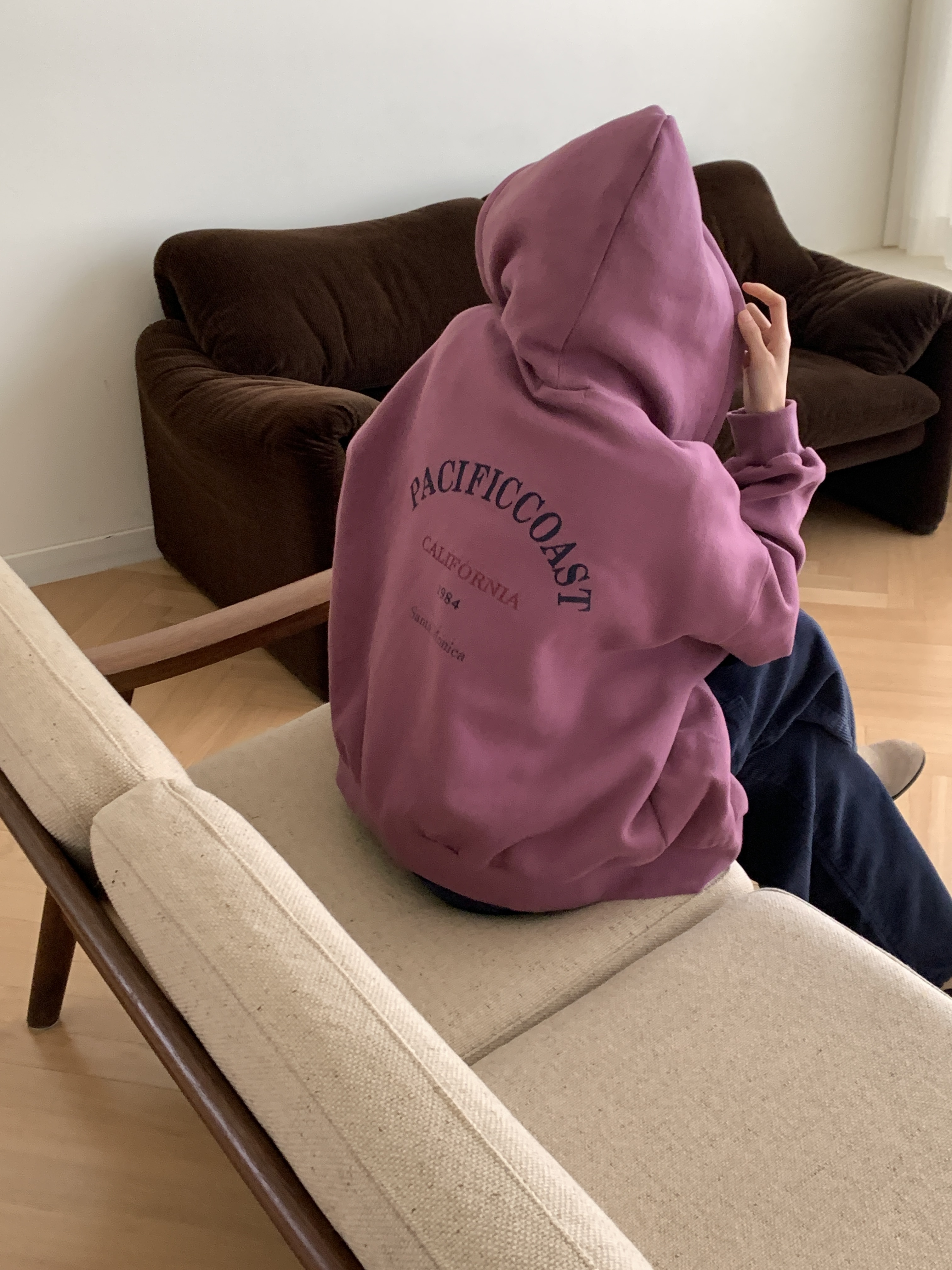 裏起毛フードポケットダブルジップオーバーサイズルーズカラージップパーカー | 詳細画像11