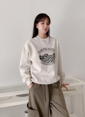 ゴルフウェア トレーナー 韓国 DHolic ロゴバック配色スウェット スウェット | レディースファッション通販 - DHOLIC