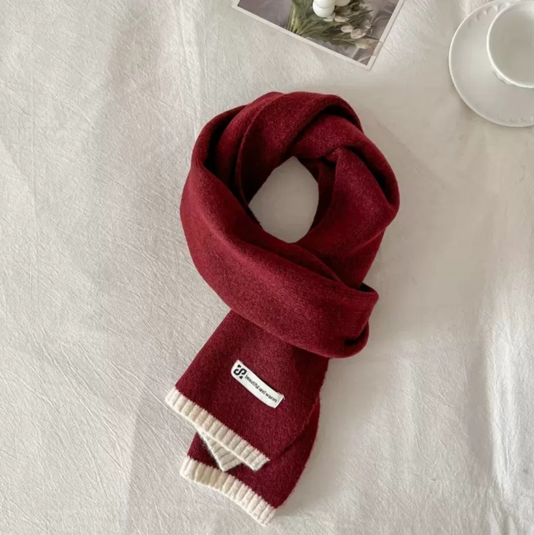 ウール混配色マフラー | 詳細画像3